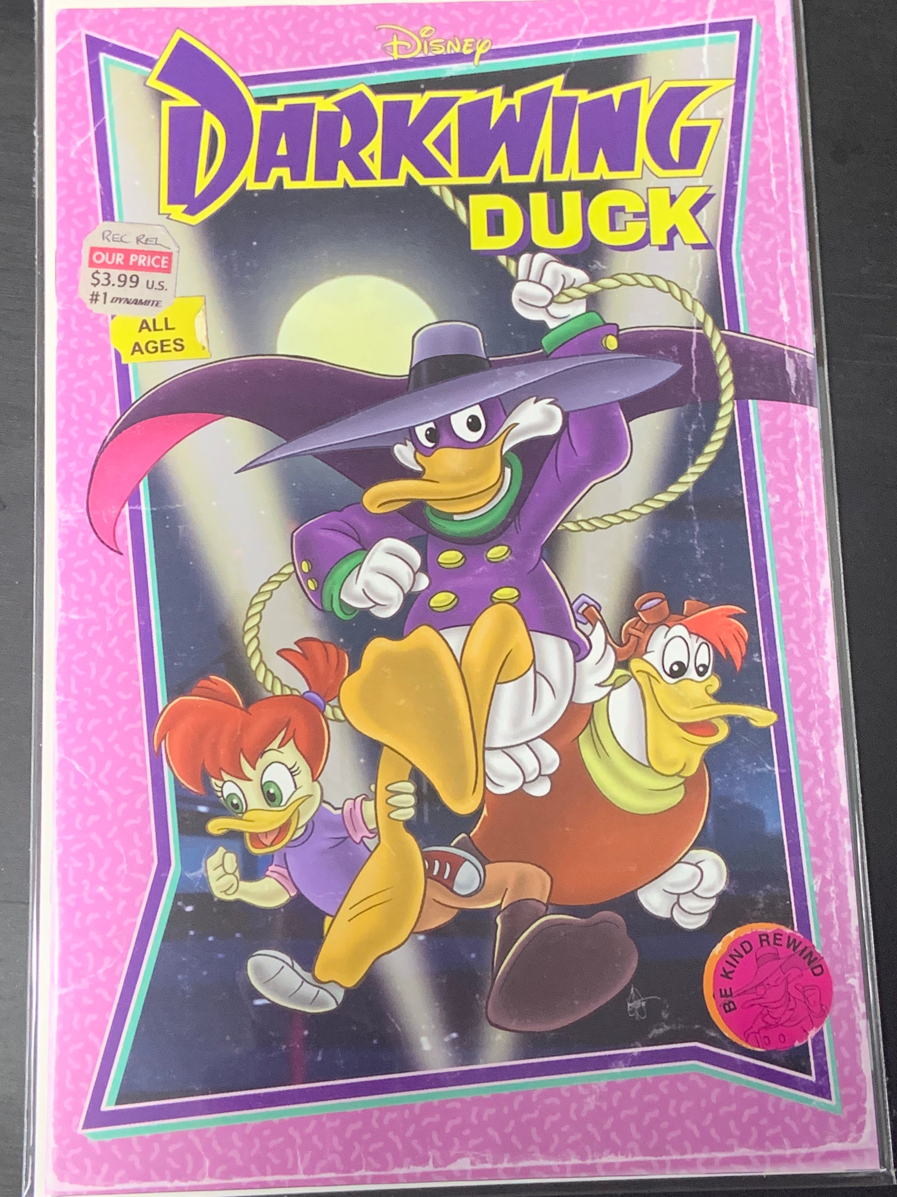 Darkwing Duck 1 Dynamite 2023 VHS 1:20 Variant