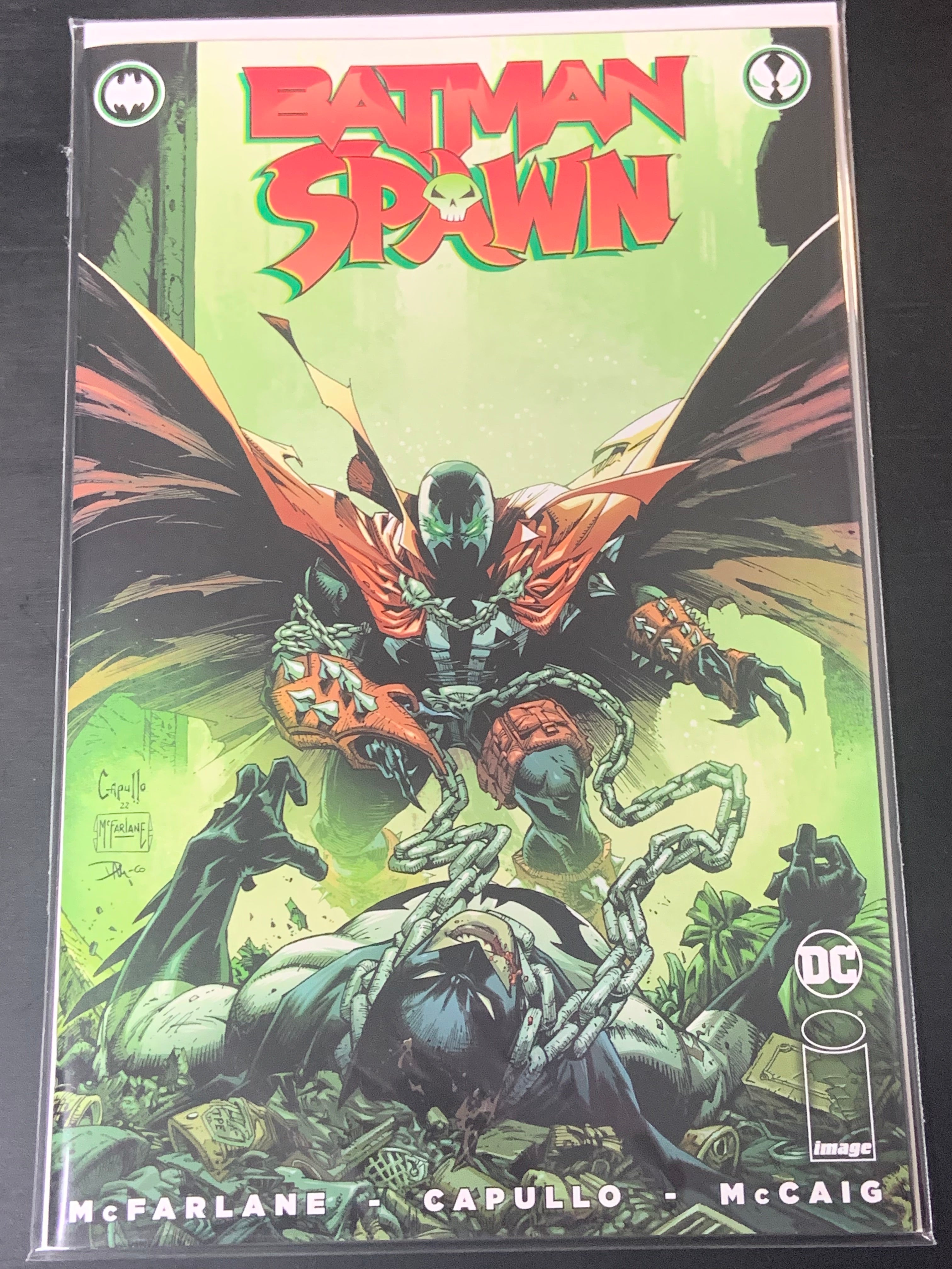Batman Spawn DC Image 2023 Second Printing Cover B