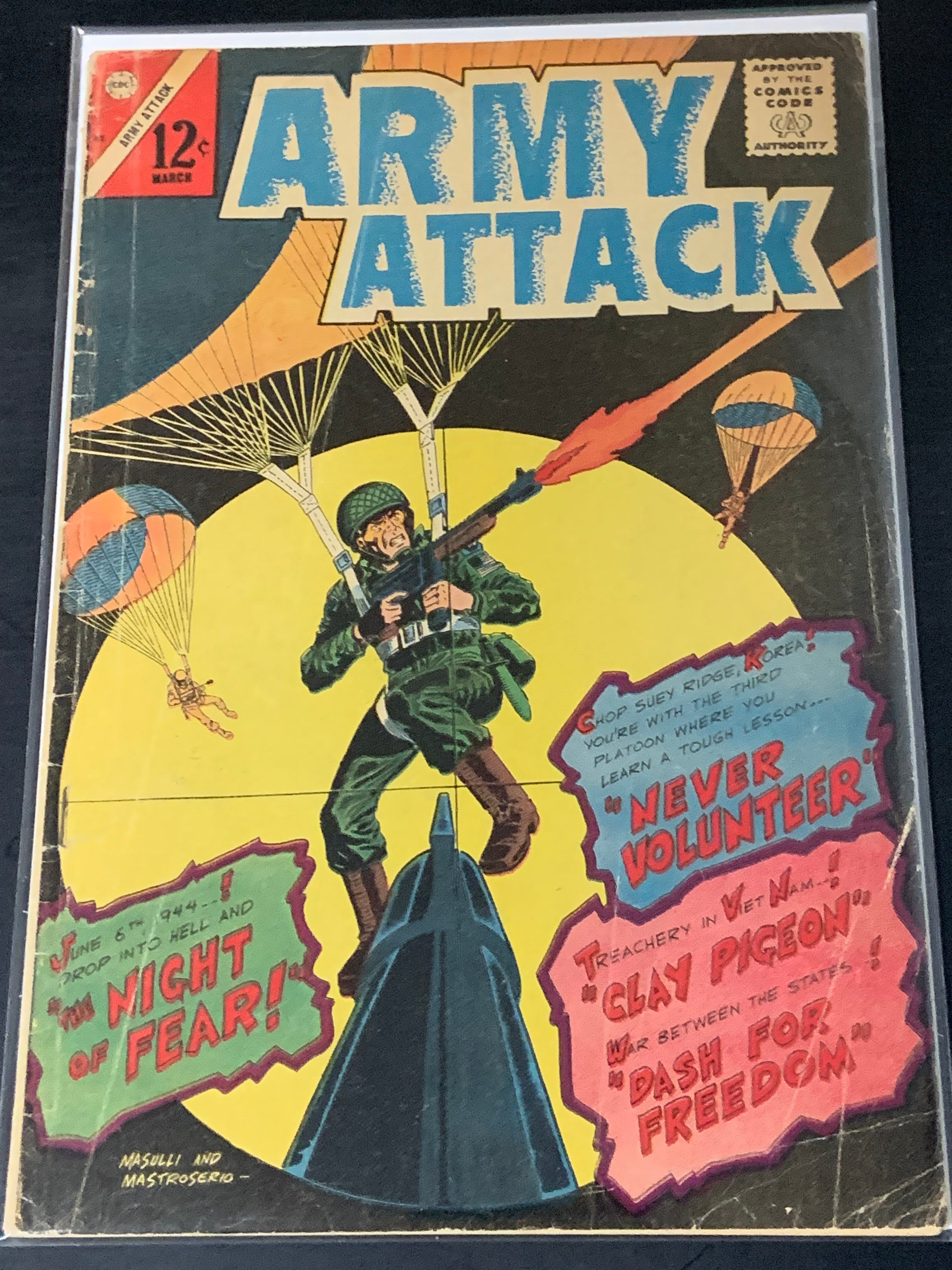 Army Attack 42 Charlton Comics 1966 Silver Age