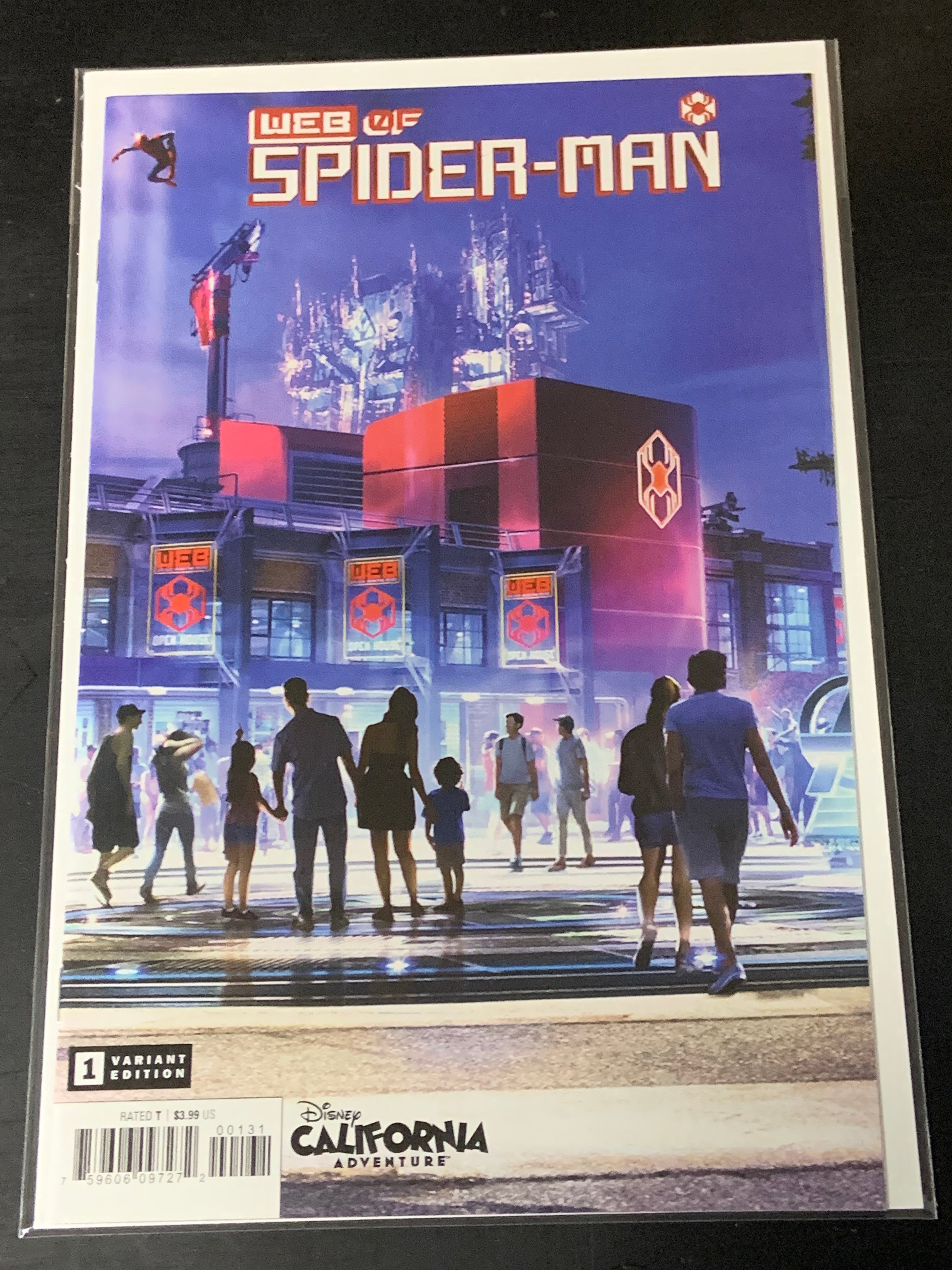 Web of Spider-Man 1 2021 Attraction Variant, 1st App of Harley Keener