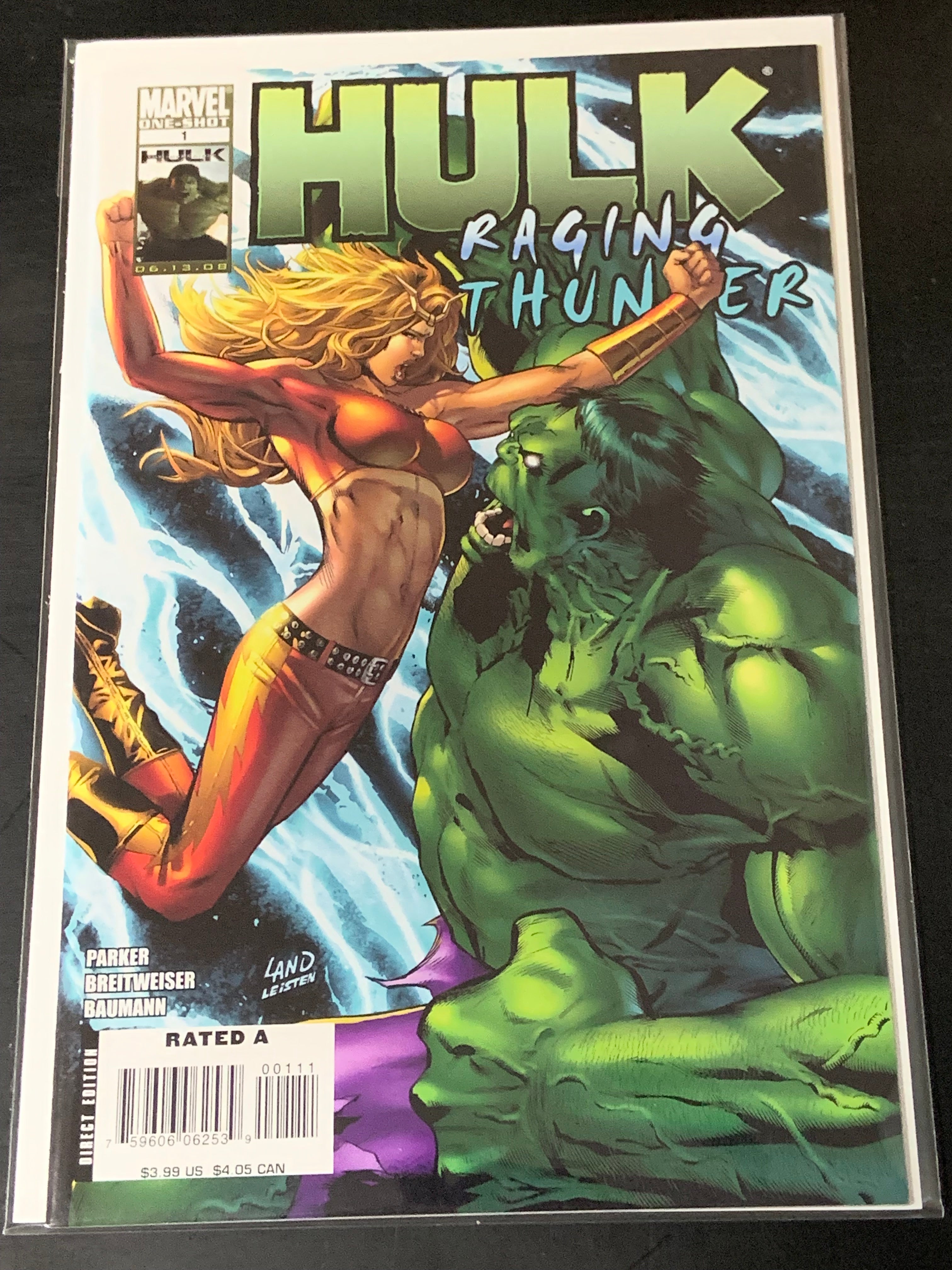 Hulk Raging Thunder 1 2008 1st App of Lyra, Daughter of Hulk