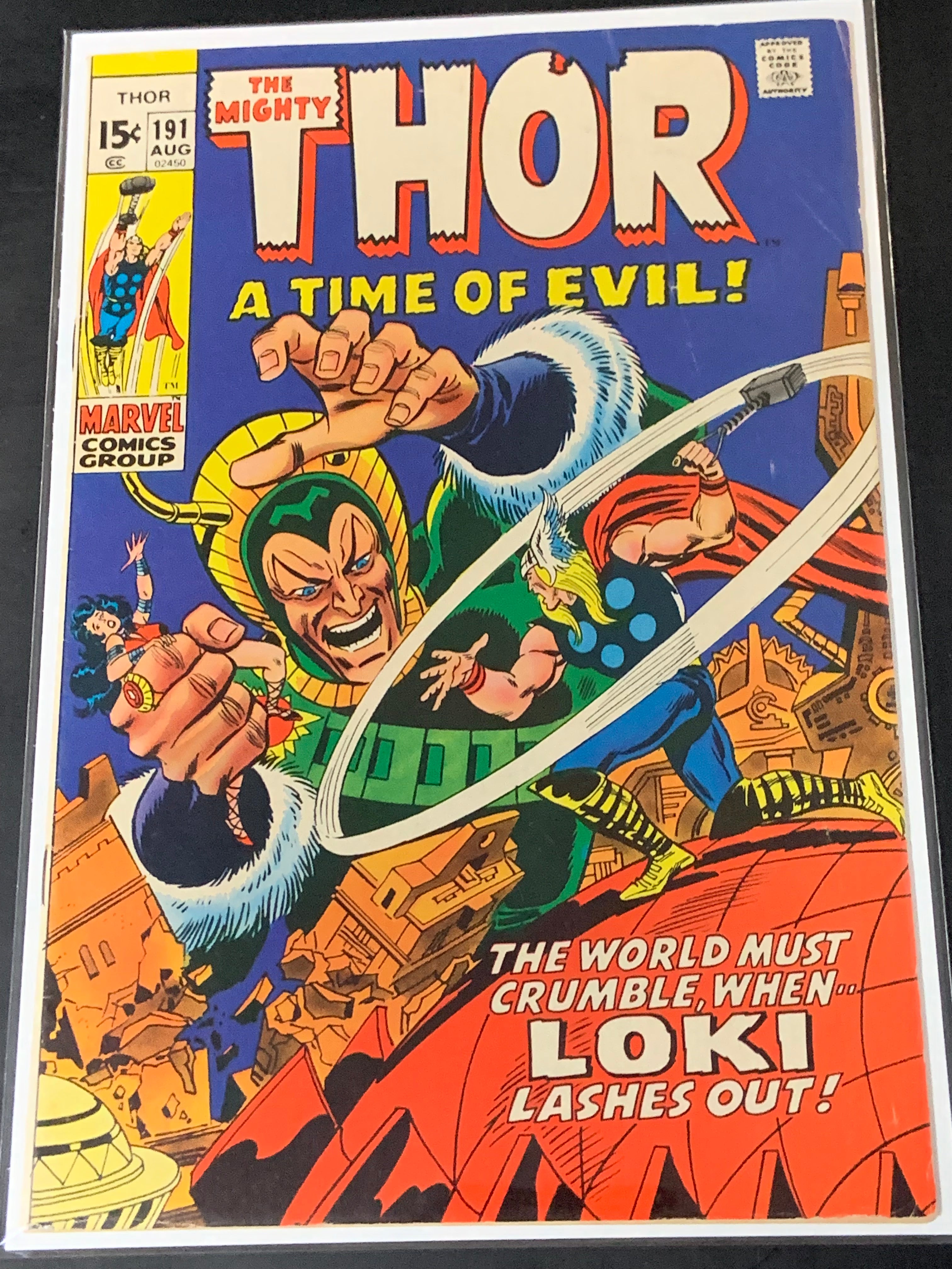 Thor 191 Marvel 1971 1st App of Durok the Demonlisher