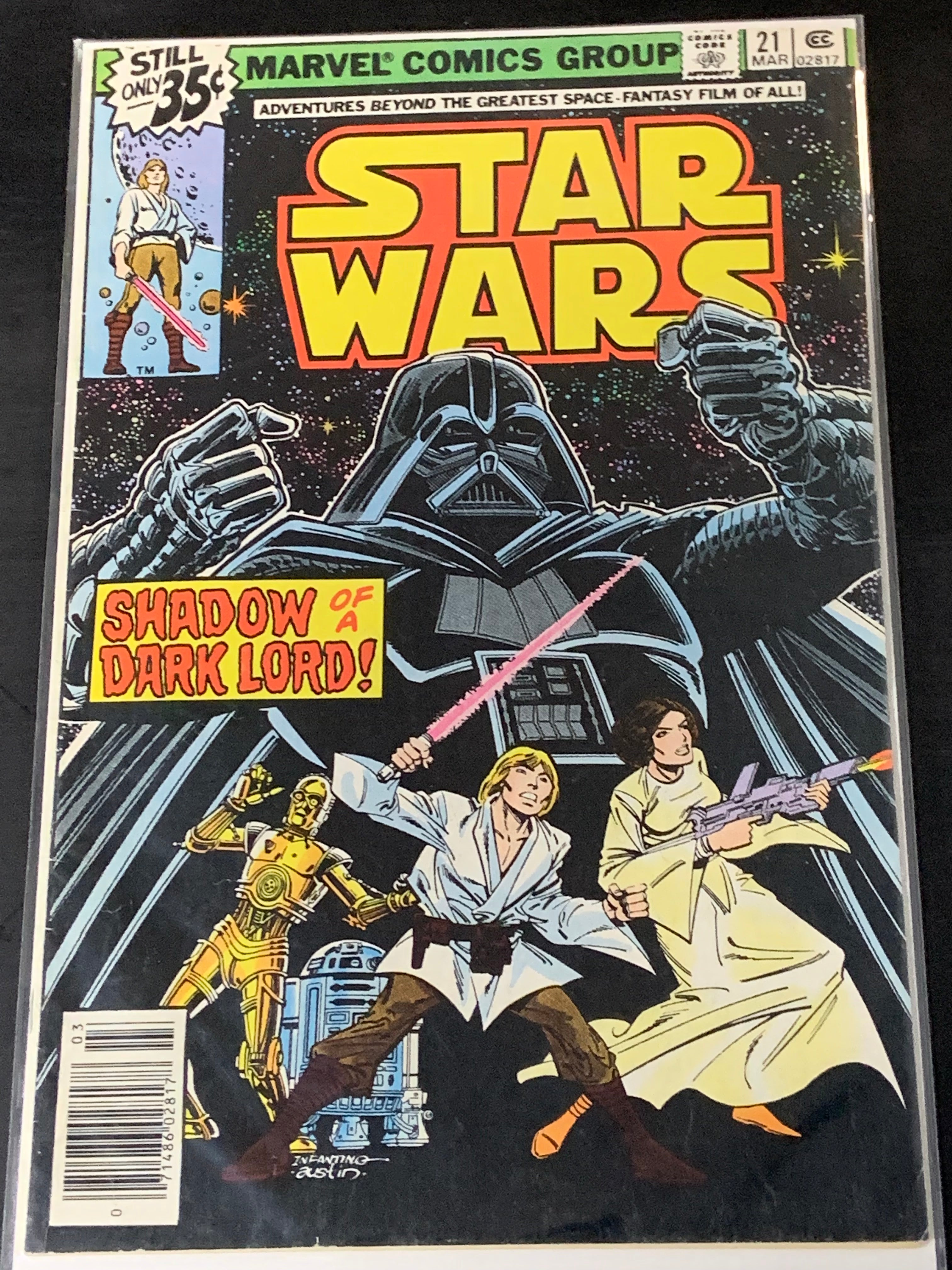 Star Wars 21 1978 1st Original Darth Vader Story