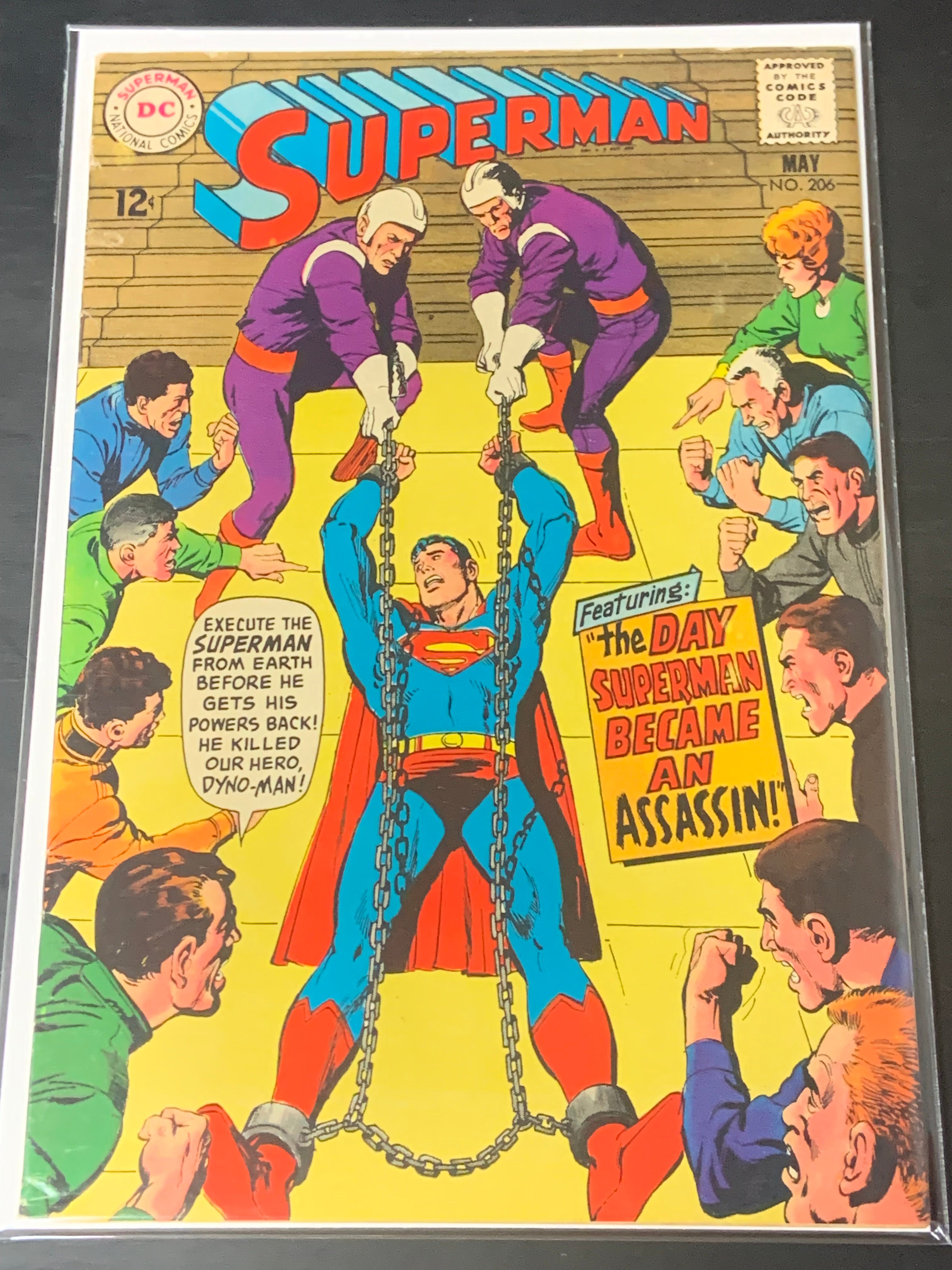 Superman 206 DC 1968 Neal Adams Cover