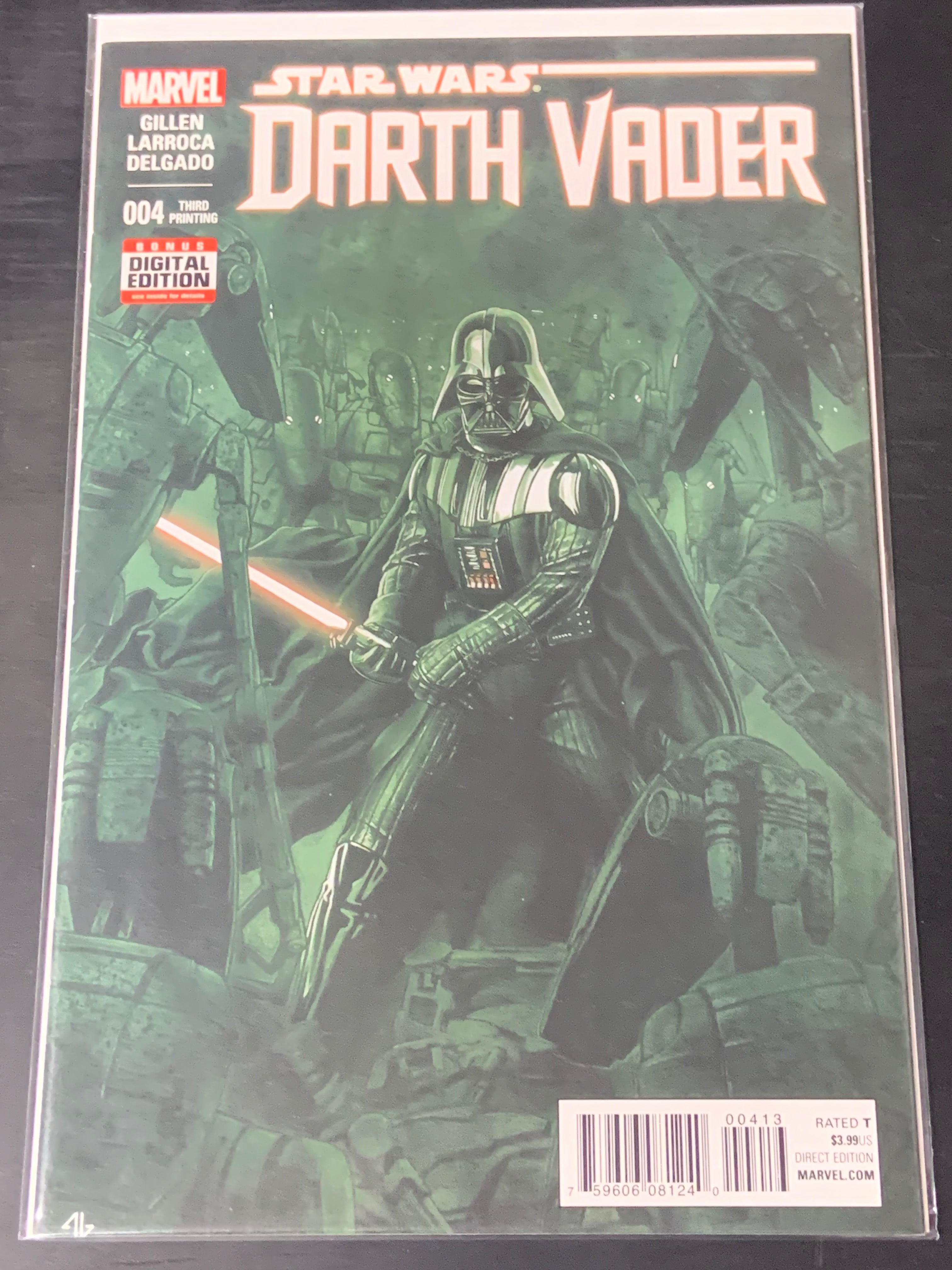 Darth Vader 4 Marvel 2015 2nd App of Doctor Aphra Third Printing