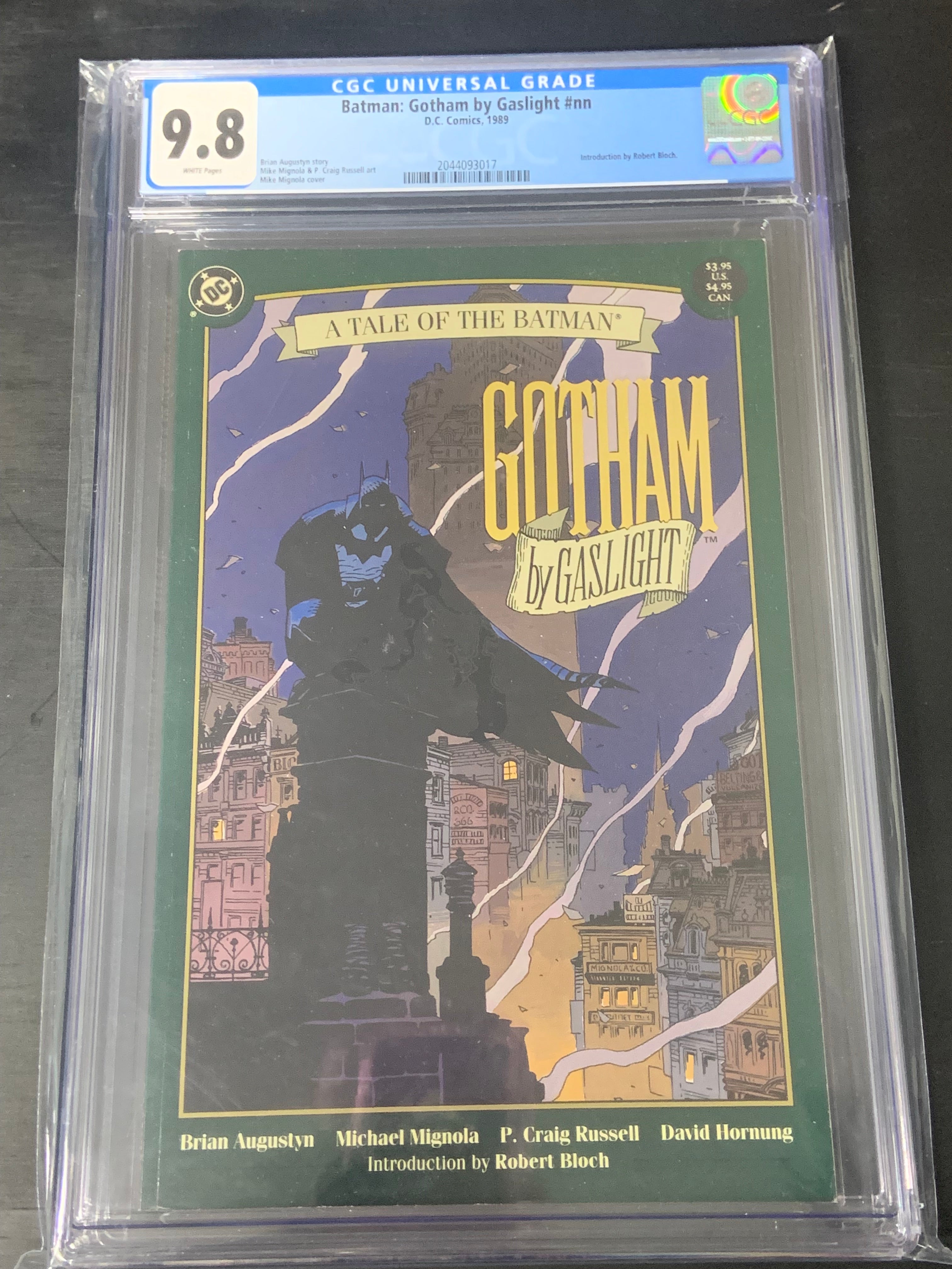 Batman: Gotham By Gaslight DC 1989 CGC 9.8 Batman vs Jack The Ripper