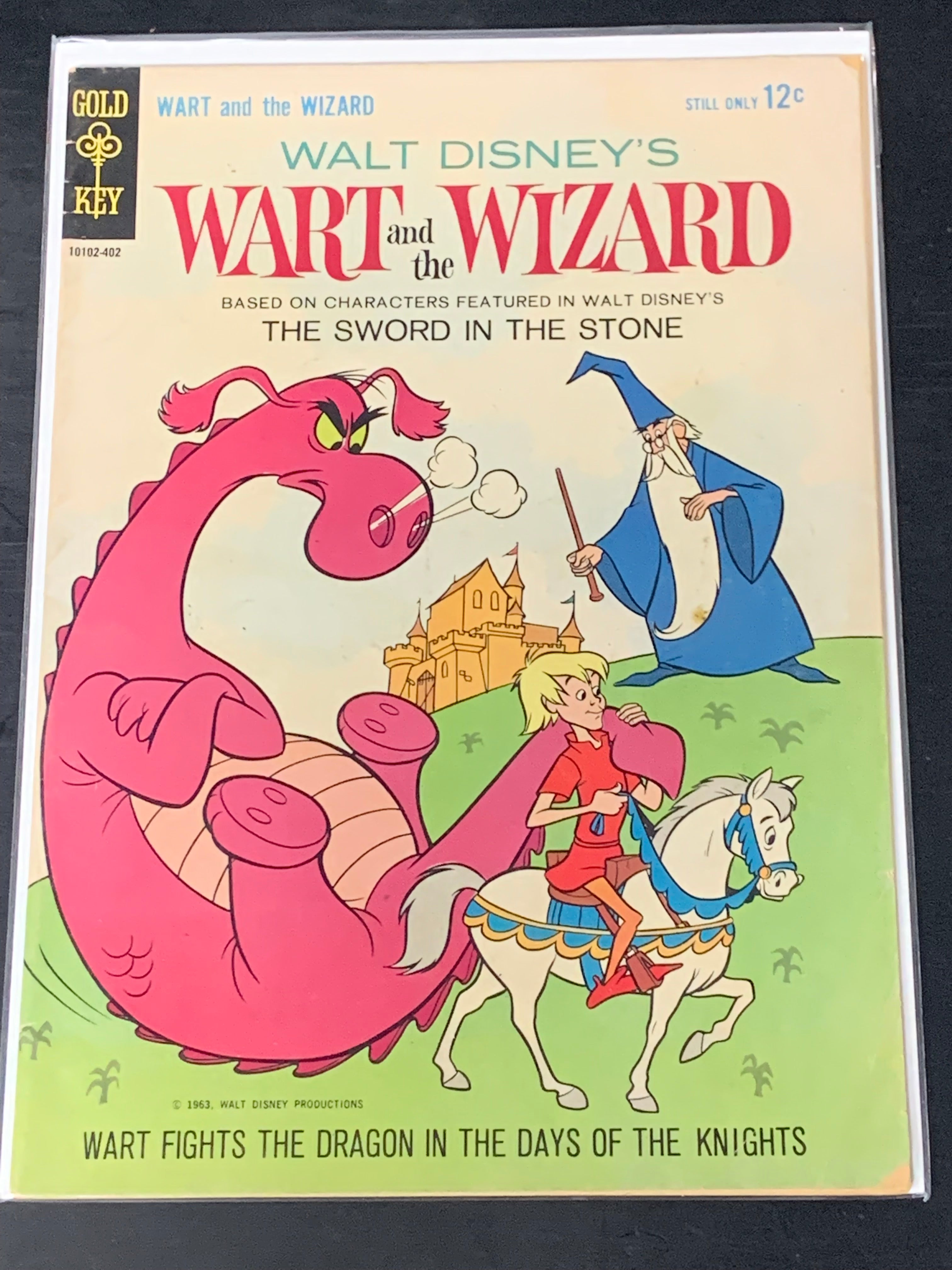 Walt Disney's Wart and the Wizard Gold Key 1963 Silver Age