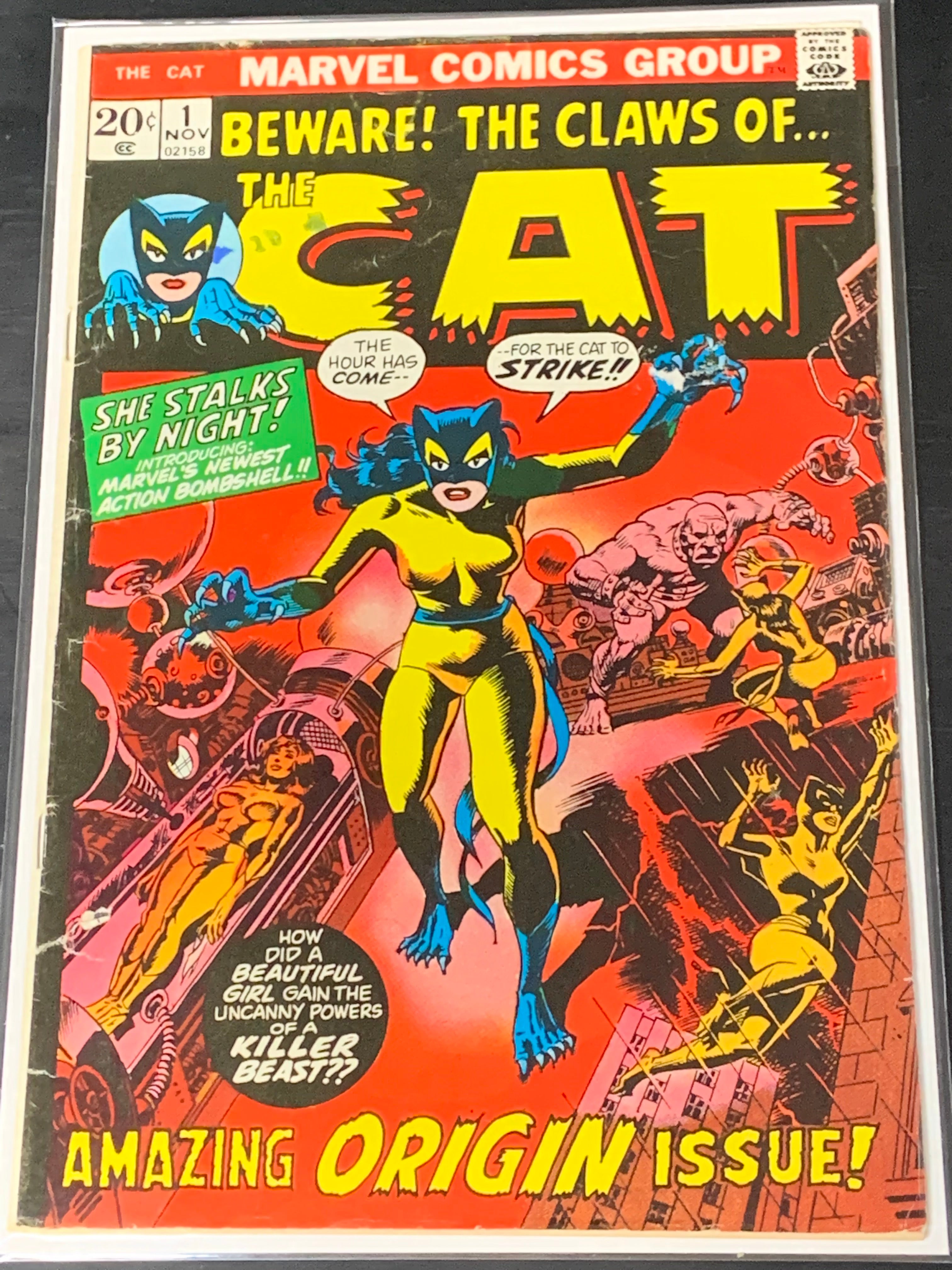 The Cat 1 Marvel 1972 1st App & Origin of The Cat - AKA Tigra
