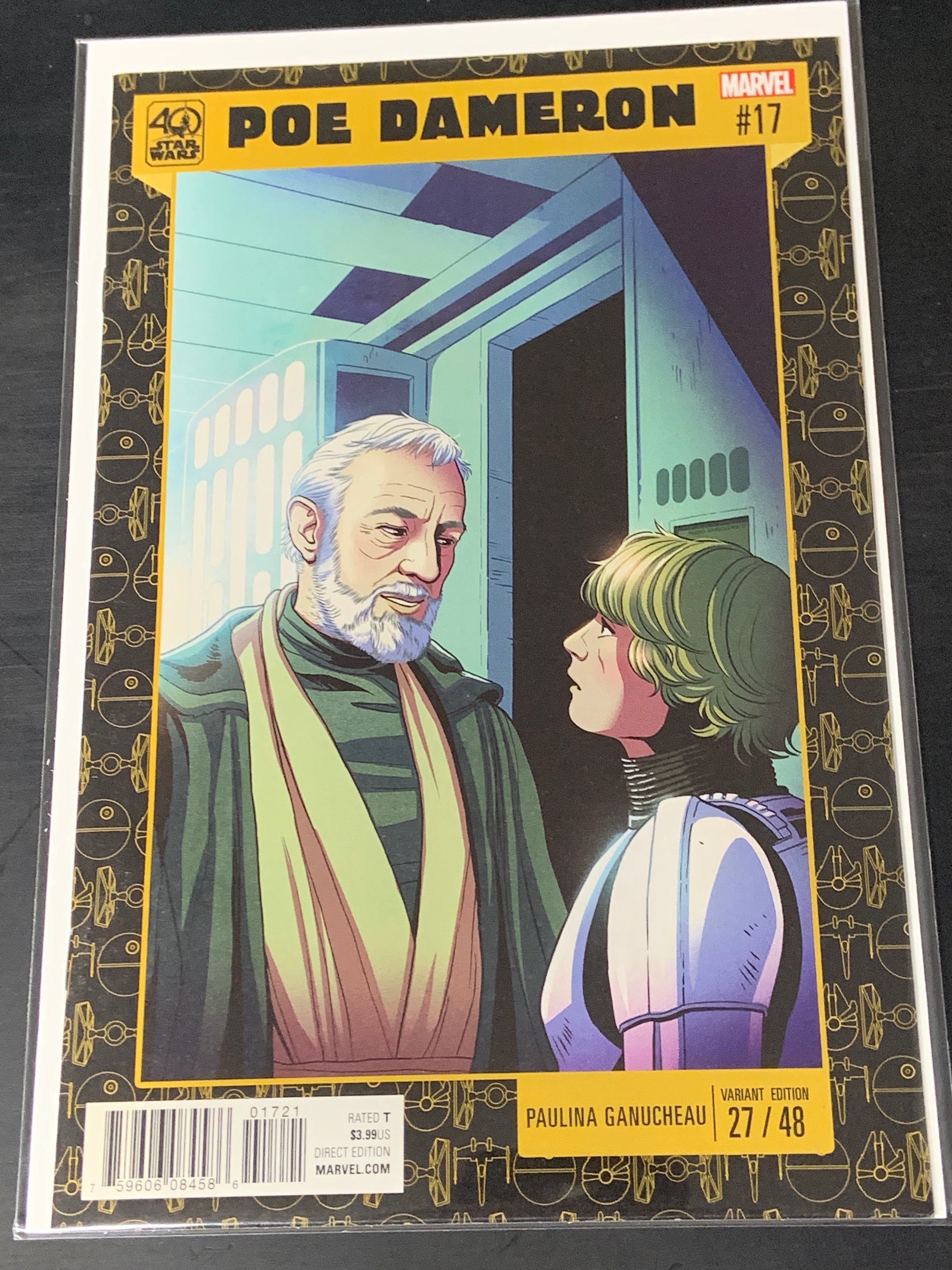 Poe Dameron 17 2017 40th Anniversary Frame Variant