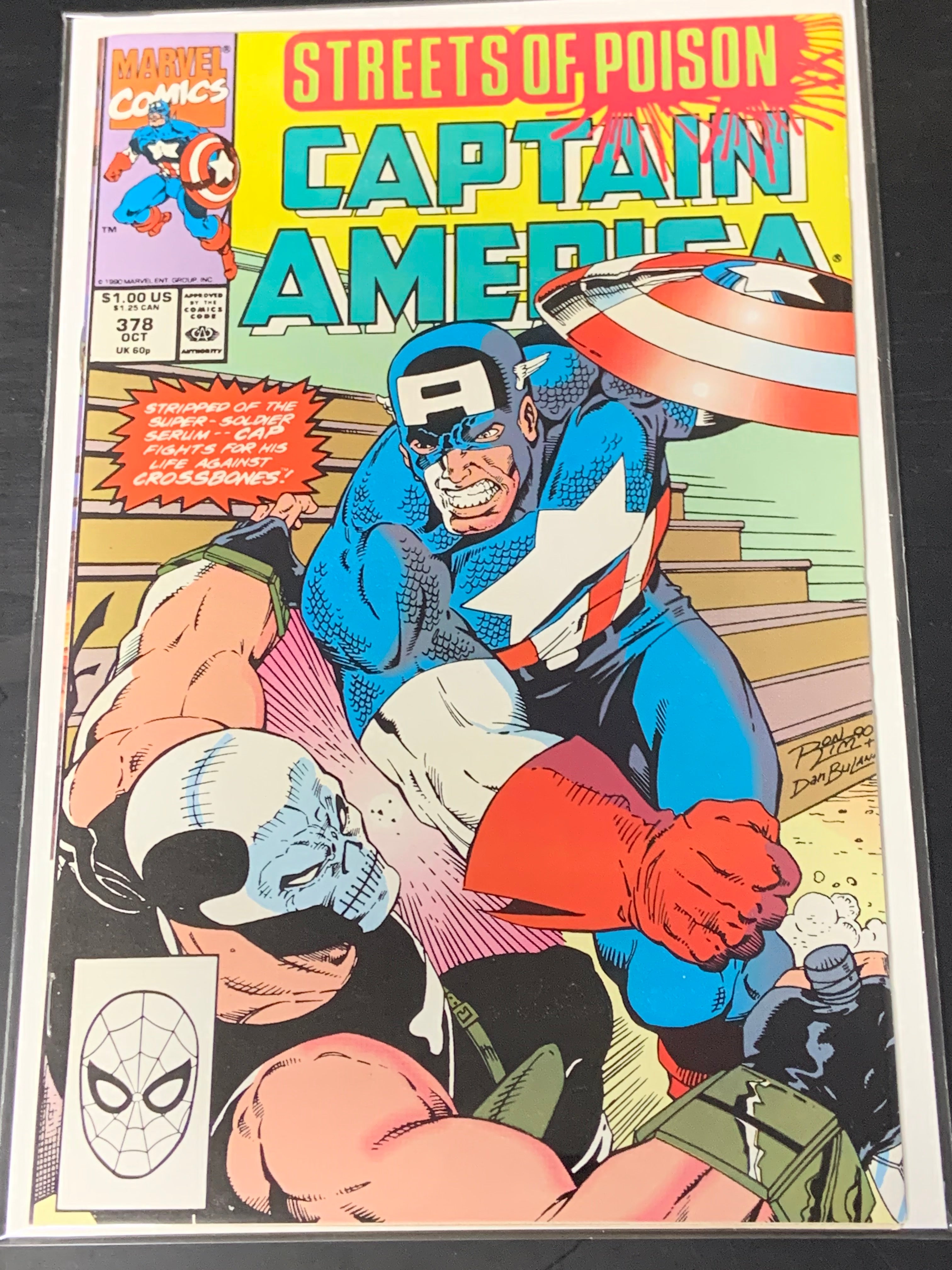 Captain America 378 1990 Crossbones App