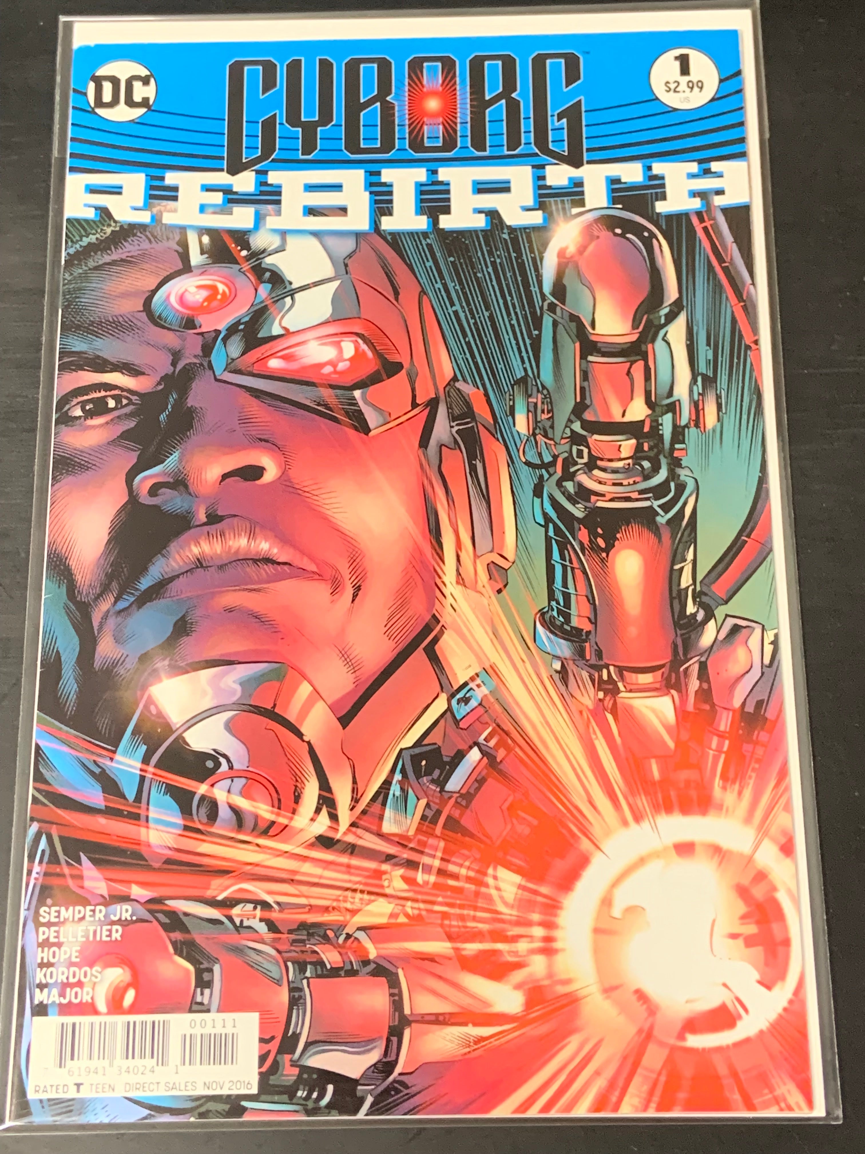 Cyborg 1 DC Rebirth 2016 1st Printing