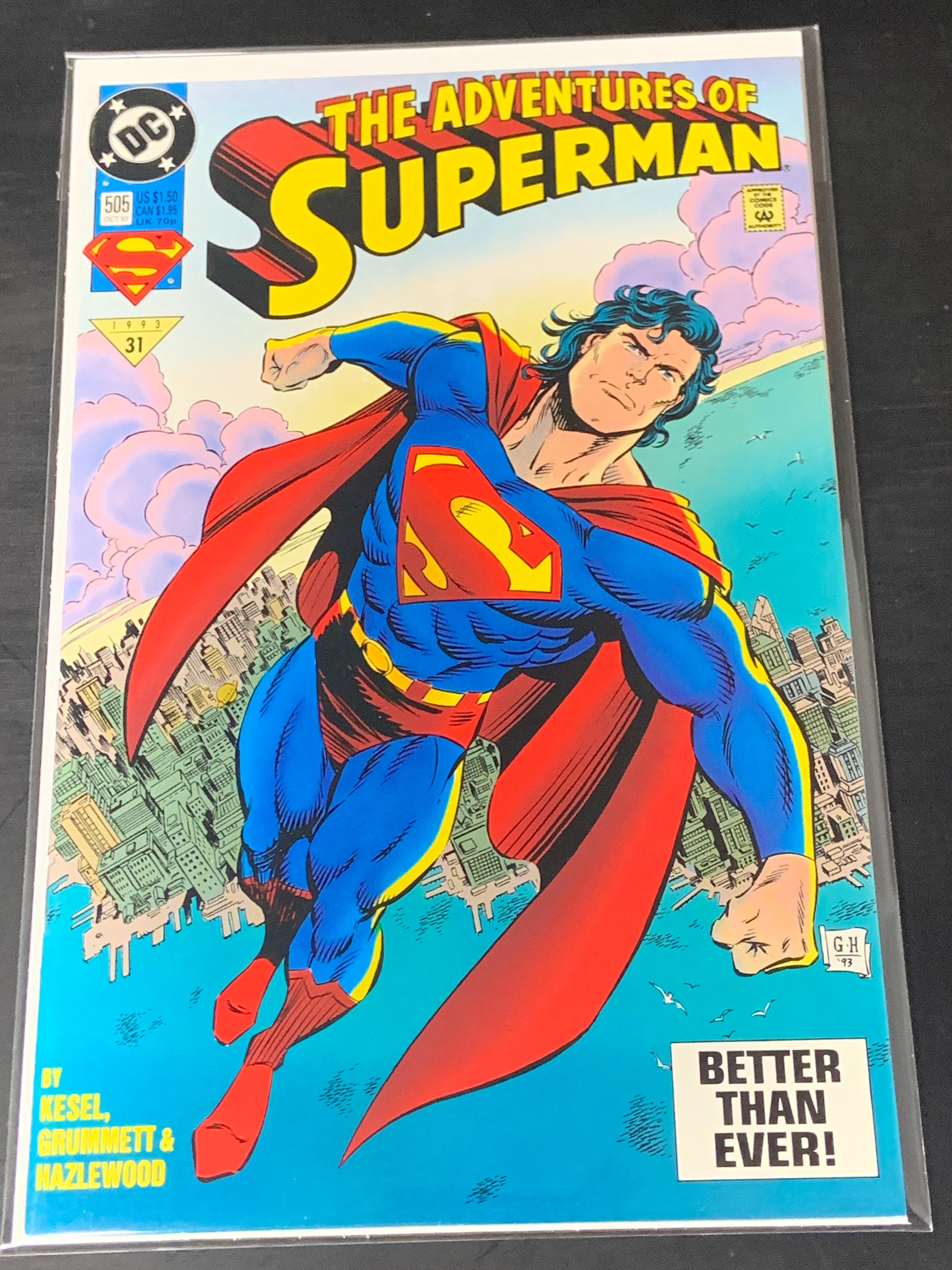 Superman 505 DC 1993 Non-Foil Newsstand Edition