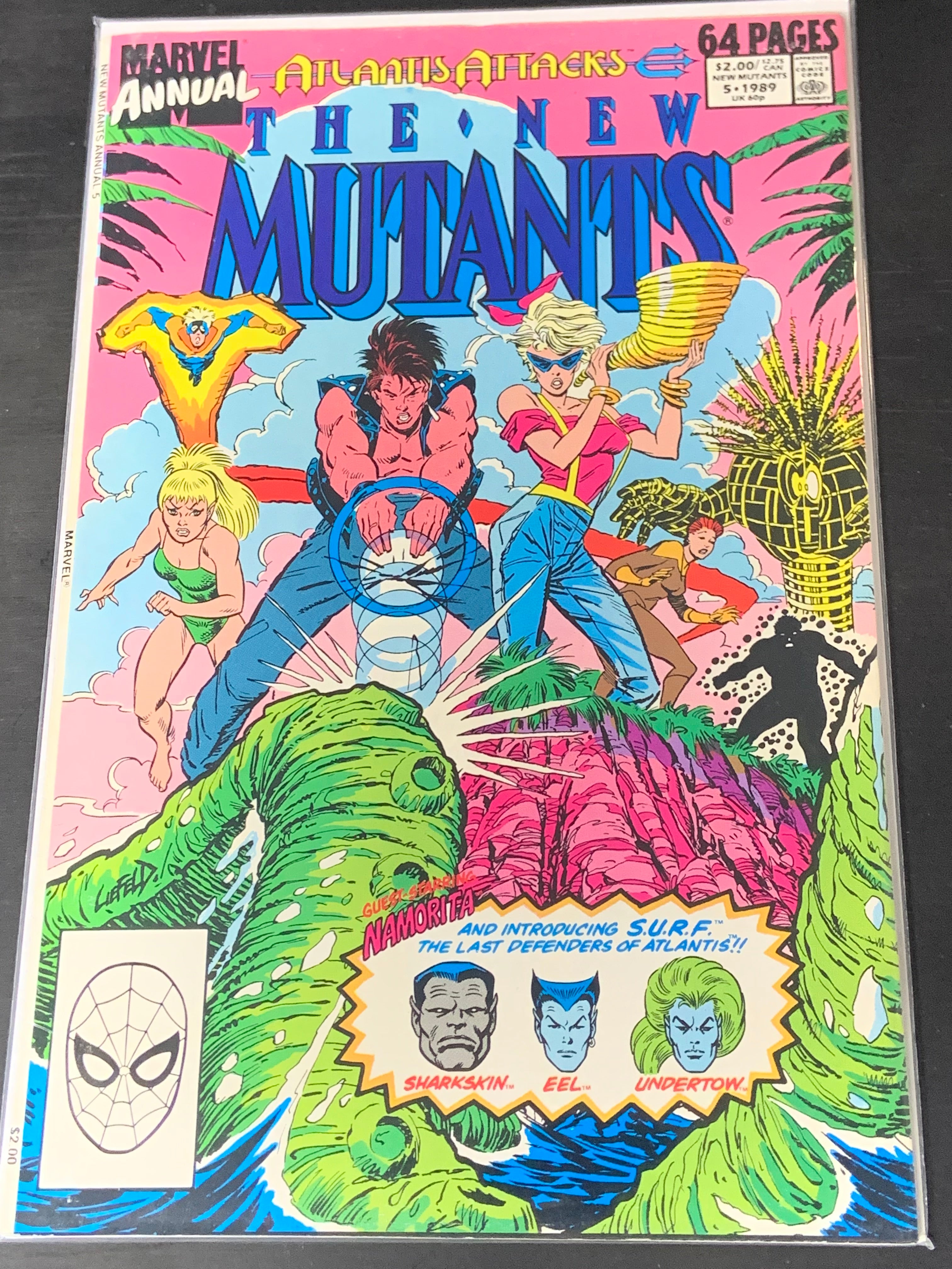 The New Mutants Annual 5 1989 1st Apps