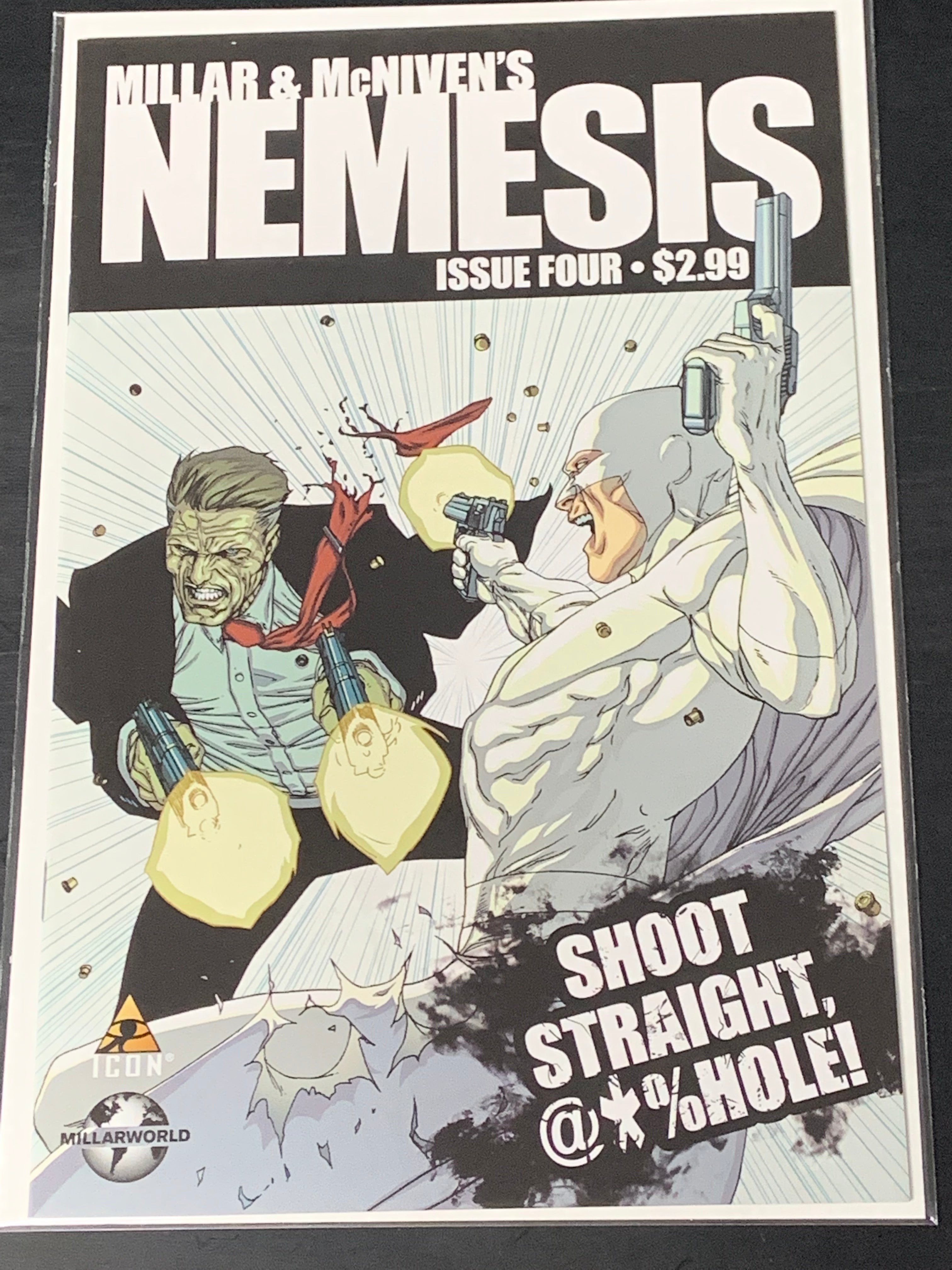Nemesis 4 Icon 2010 Mark Millar, Optioned, Low Print