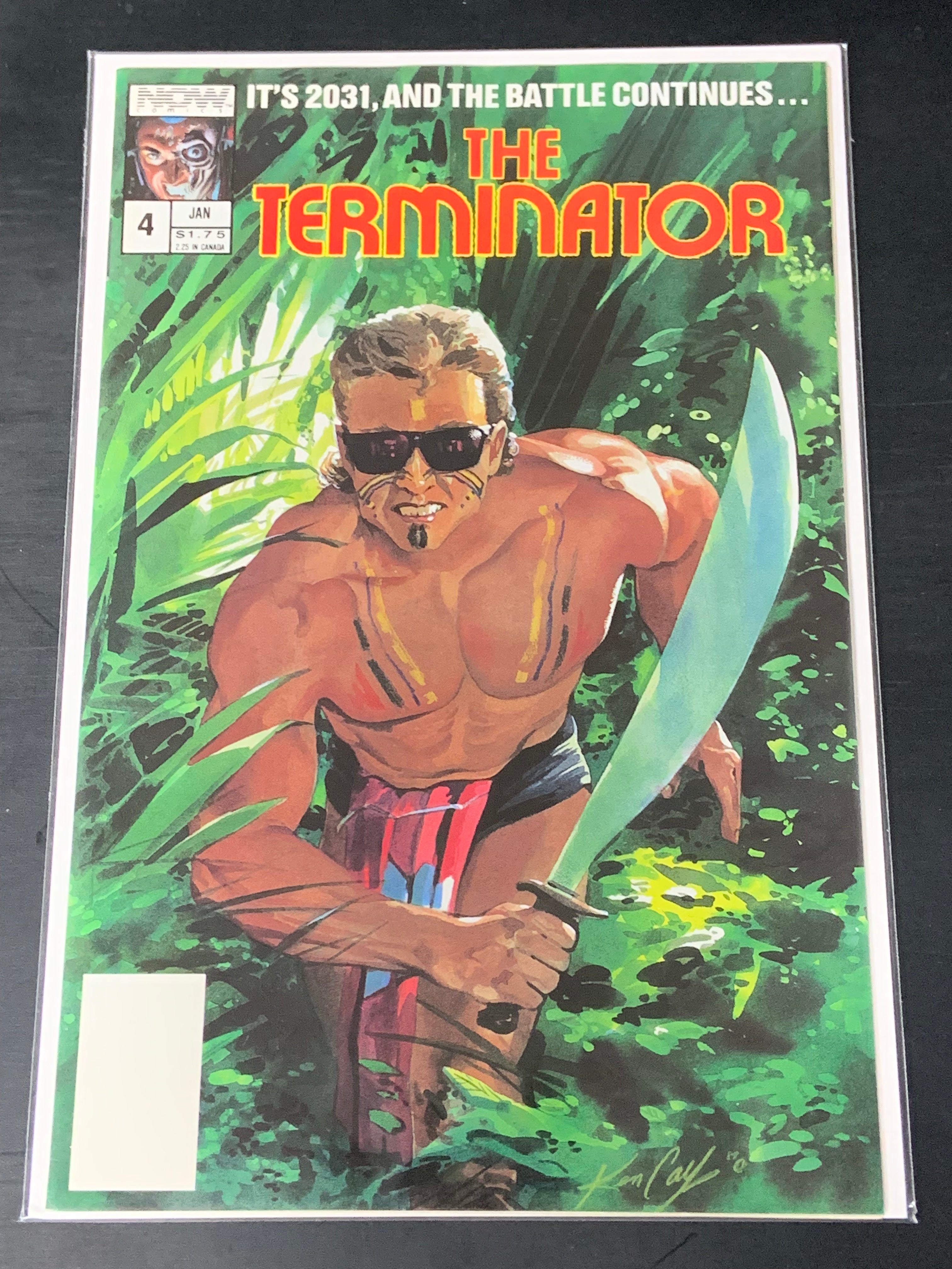 The Terminator 4 Now Comics 1988 4th Comic App of the Terminator