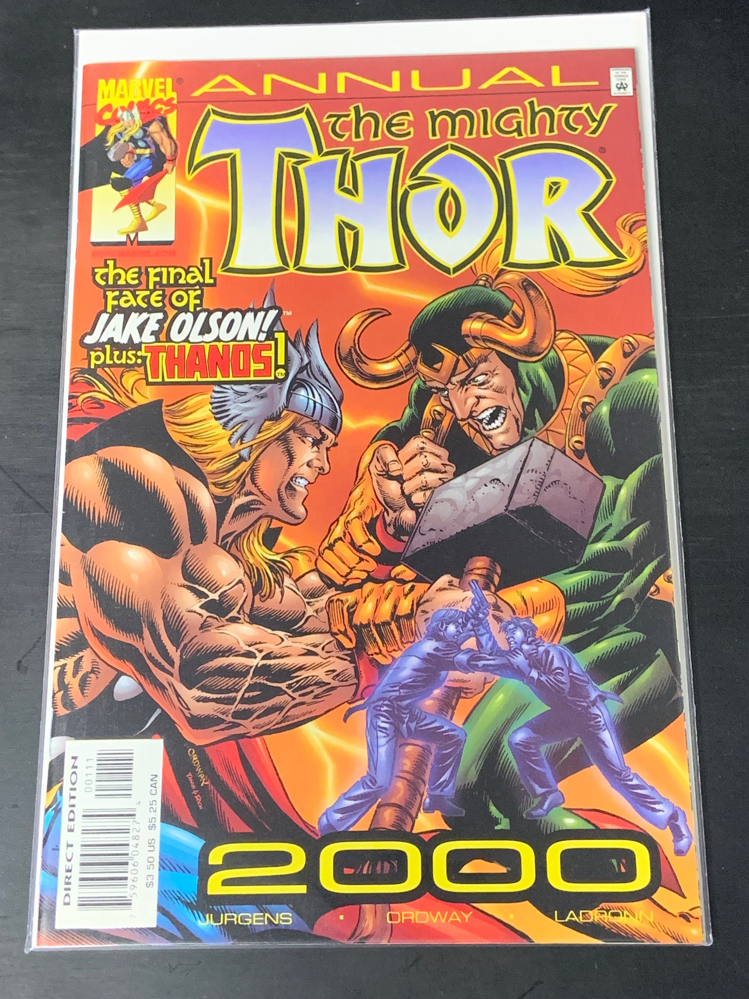Thor Annual 2000 Loki & Thanos Appearances