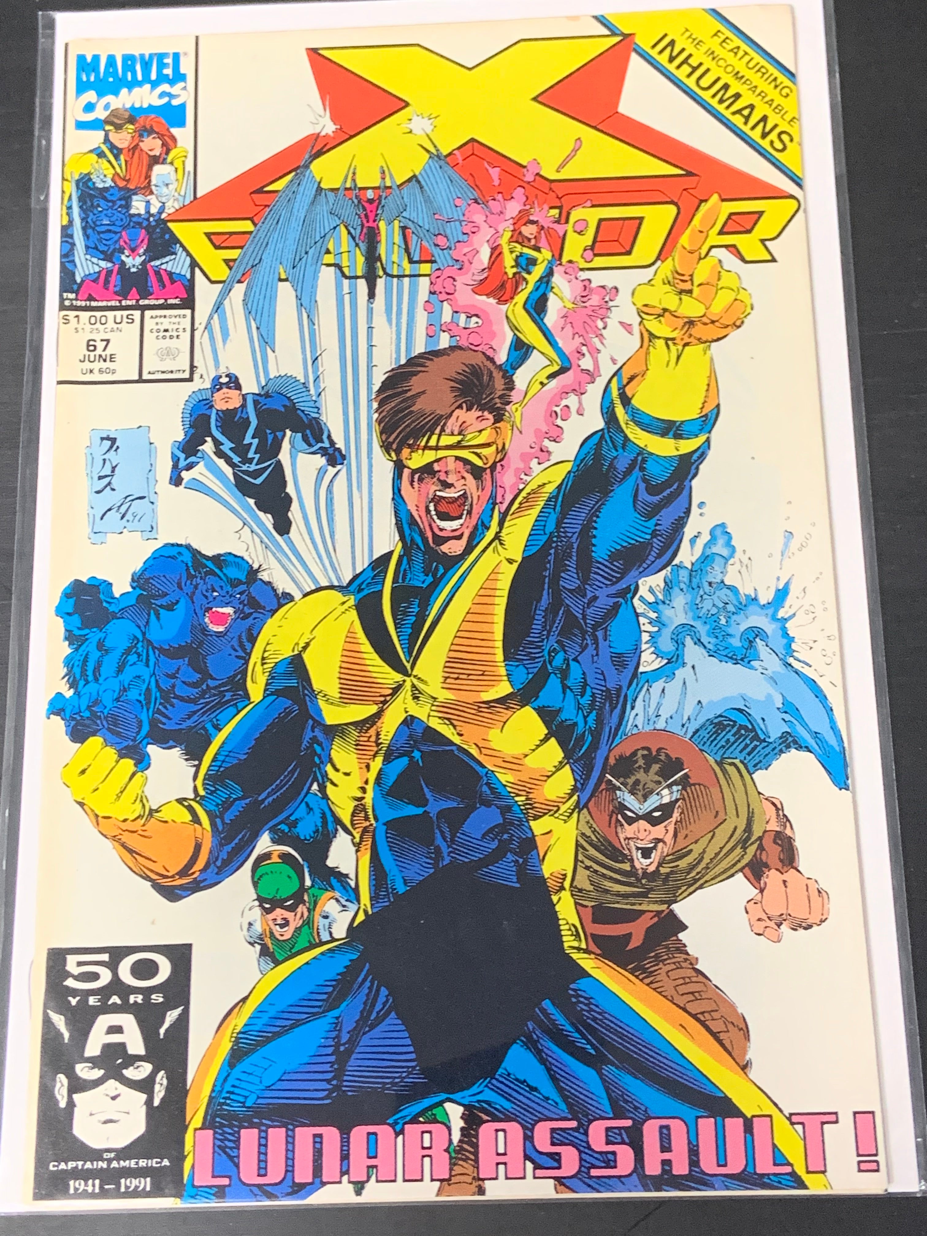 X-Factor 67 1991 1st App of Shinobi Shaw