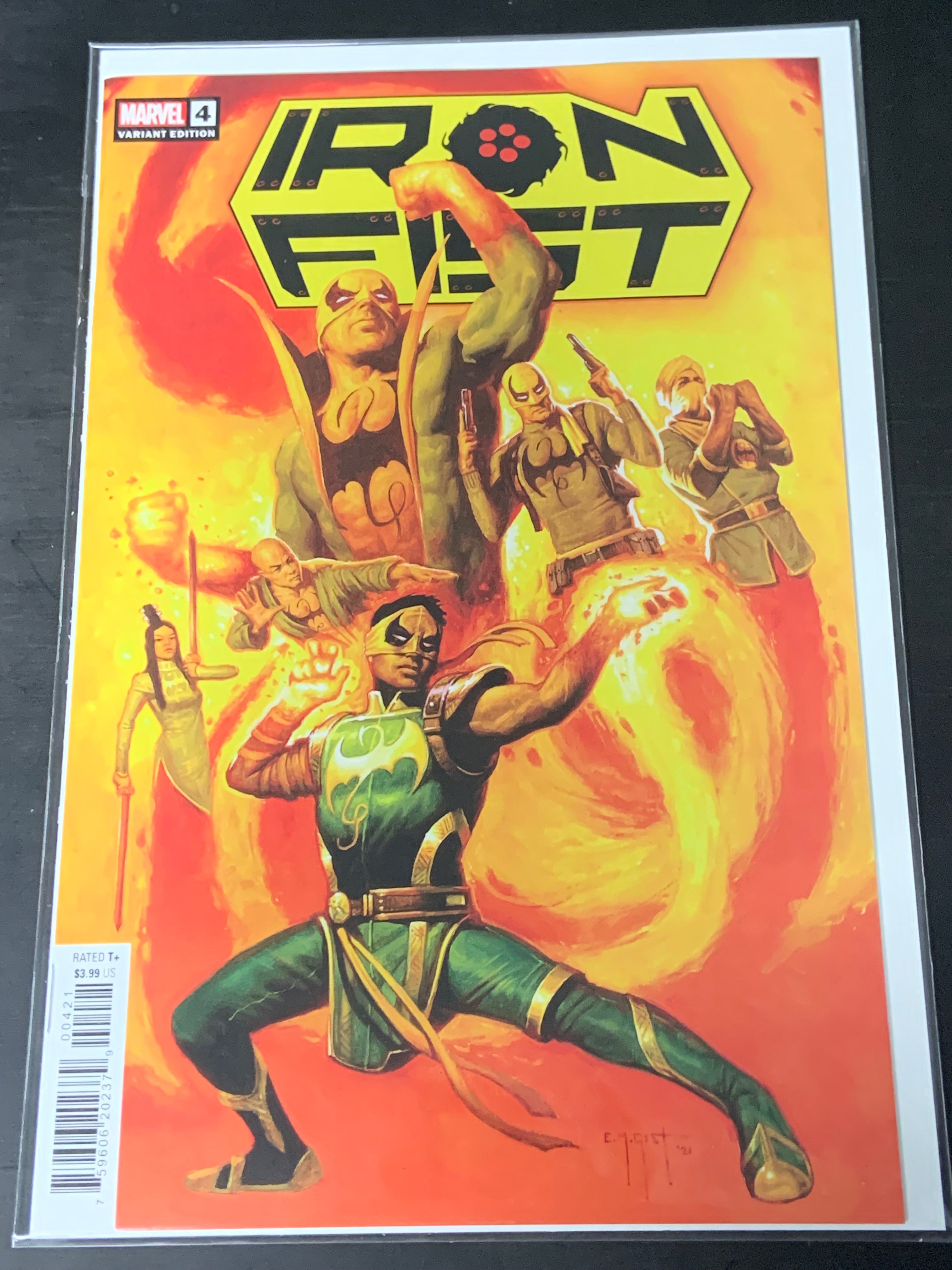 Iron Fist 4 Marvel 2022 E.M. Gist Variant