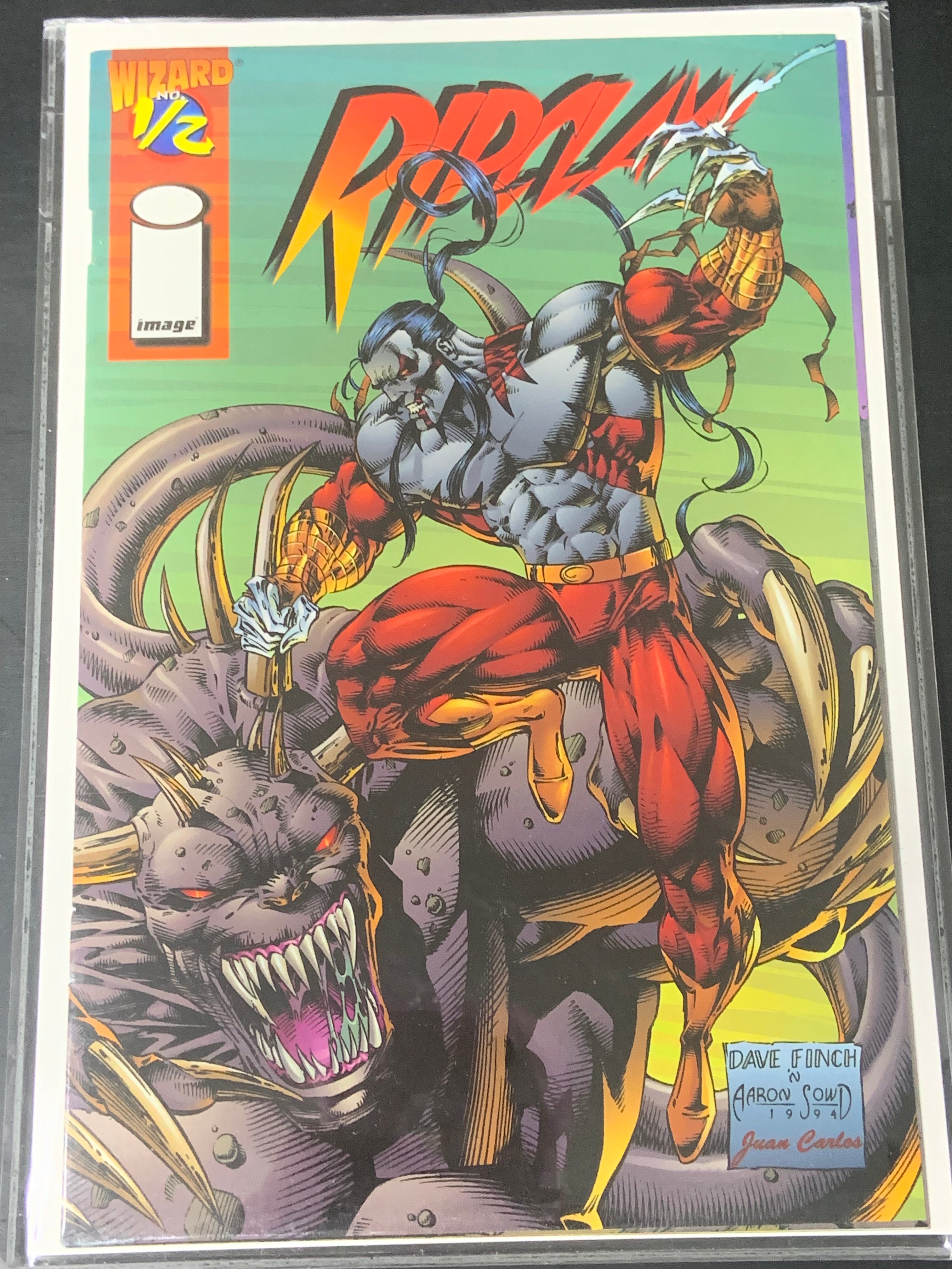 Ripclaw 1/2 Wizard Image 1995 David Finch with COA