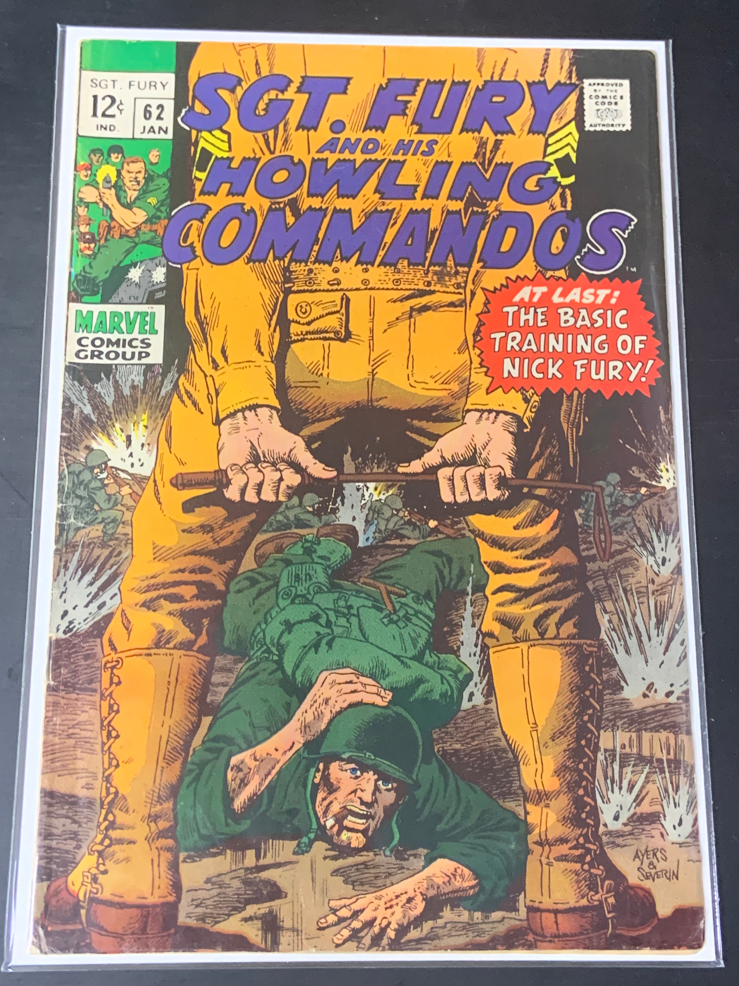 Sgt. Fury And His Howling Commandos 62 Marvel 1968 Basic Training