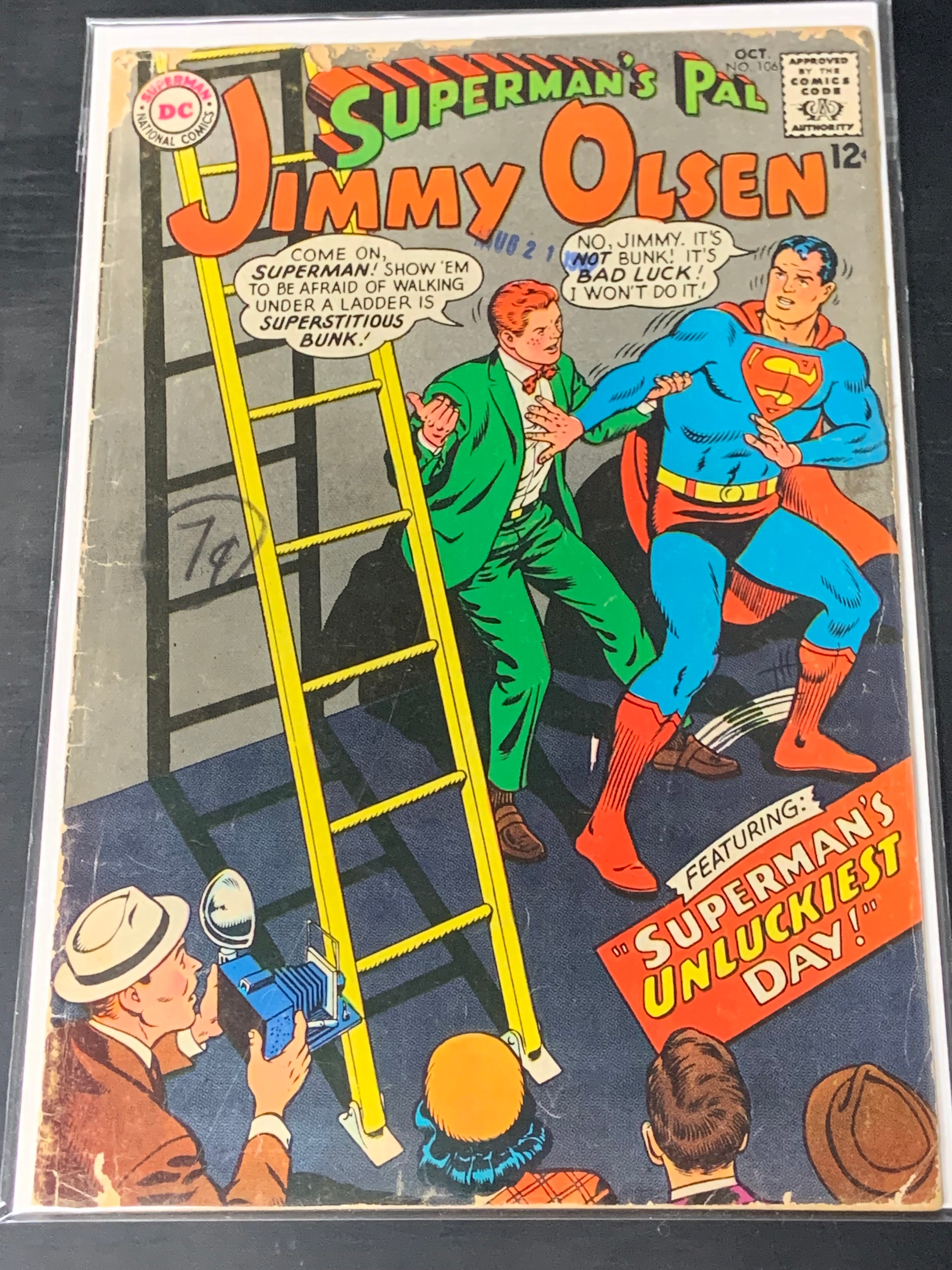 Superman's Pal Jimmy Olsen 106 DC 1967 Silver Age