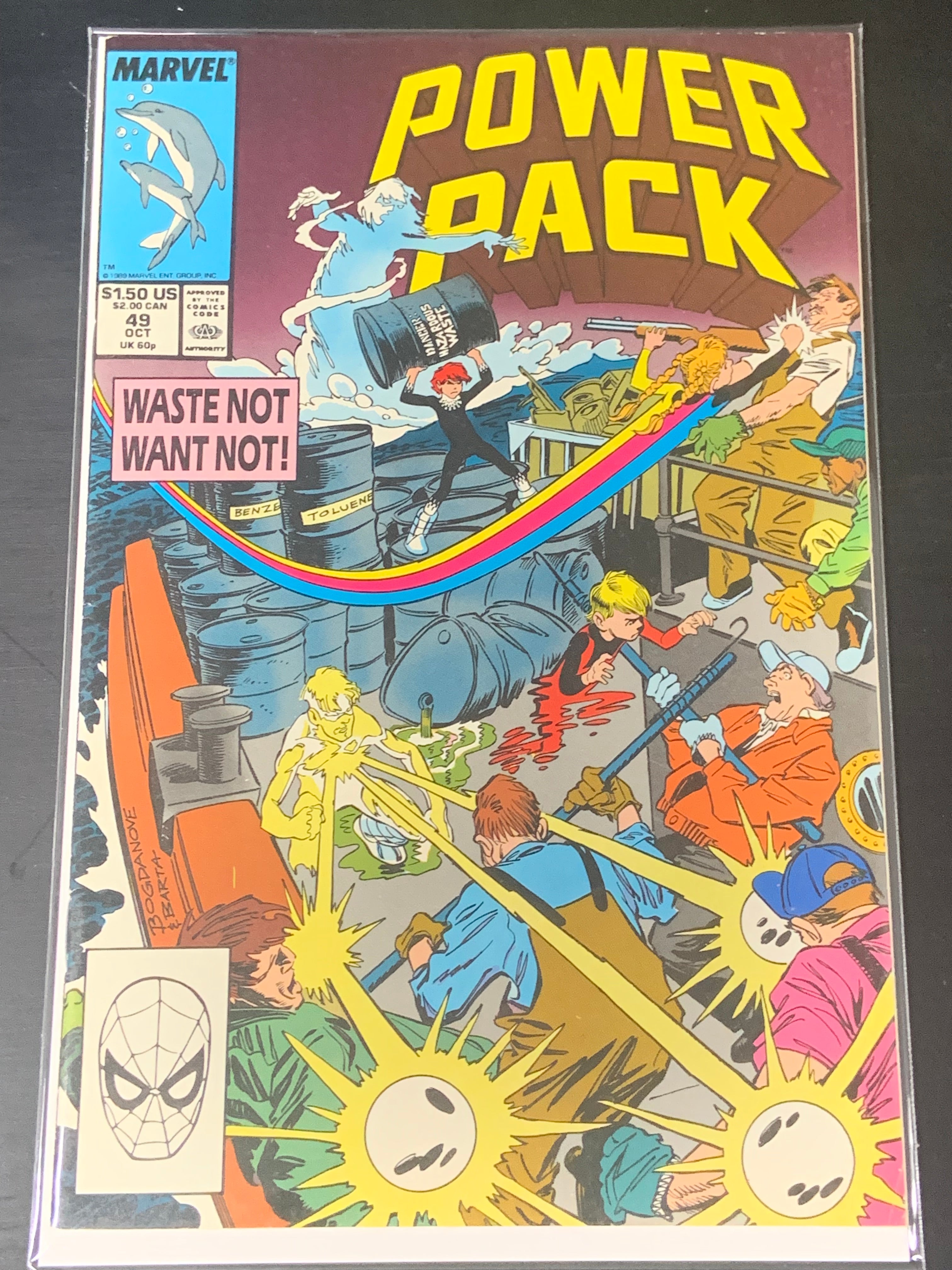 Power Pack 49 Marvel 1989