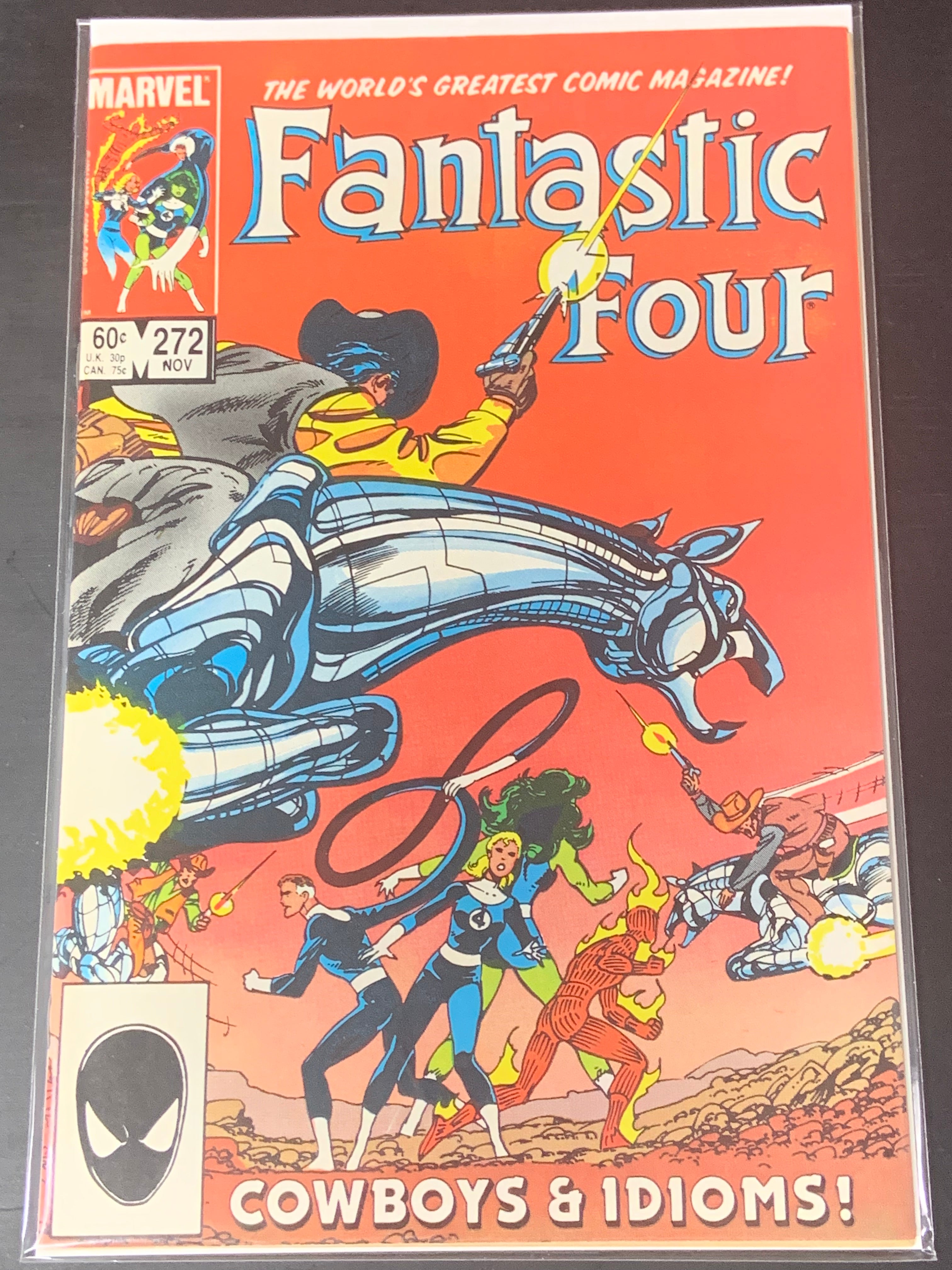 Fantastic Four 272 Marvel 1984 1st Cameo App of Nathanial Richards