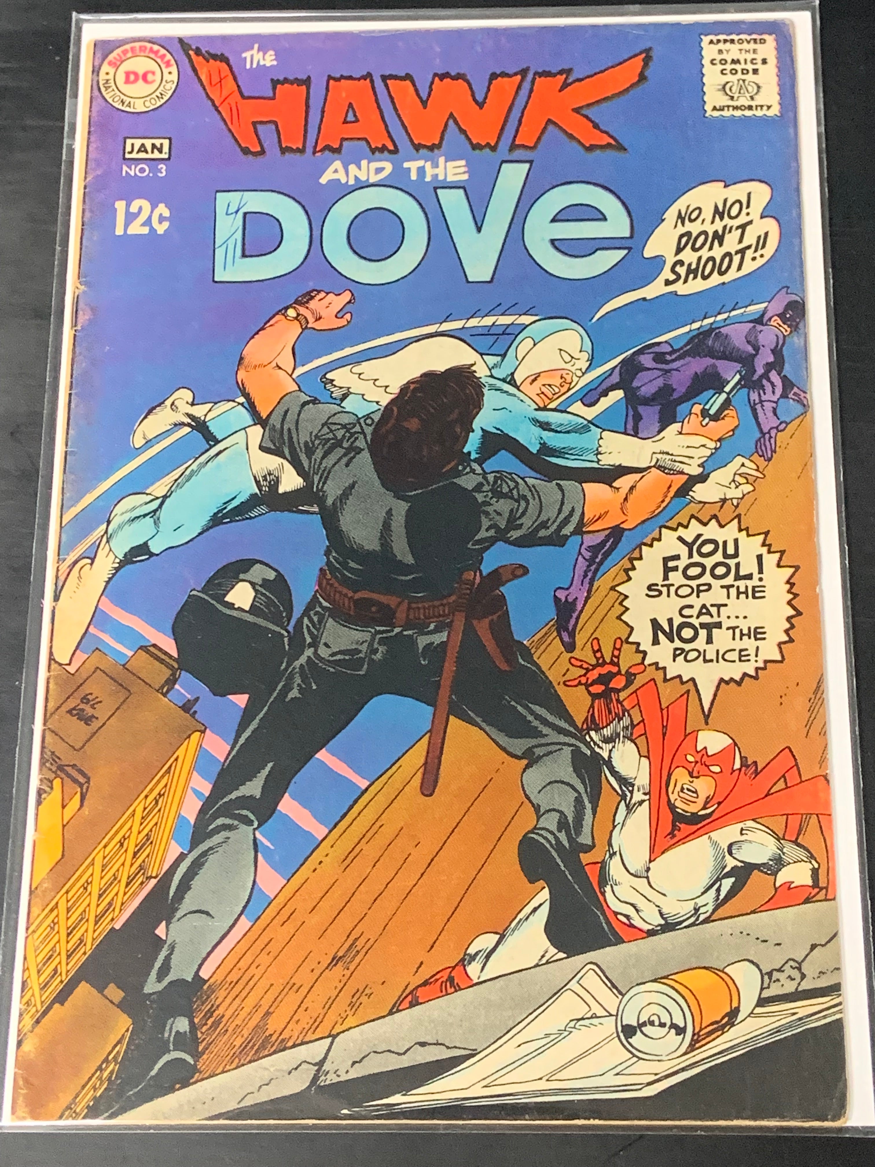 The Hawk and The Dove 3 DC 1969 1st App of the Cat