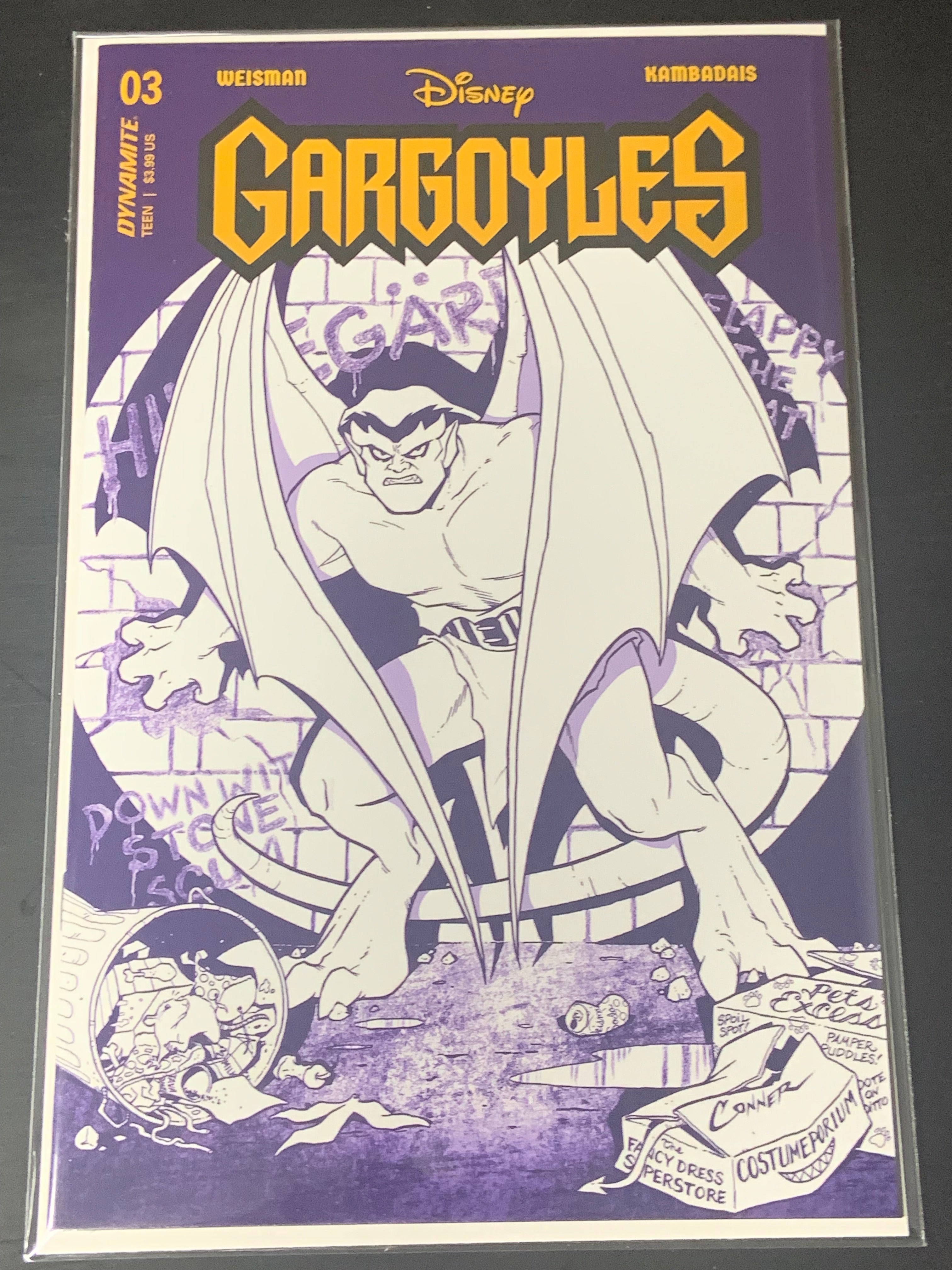 Gargoyles 3 Dynamite 2023 1:20 Amanda Connor Variant