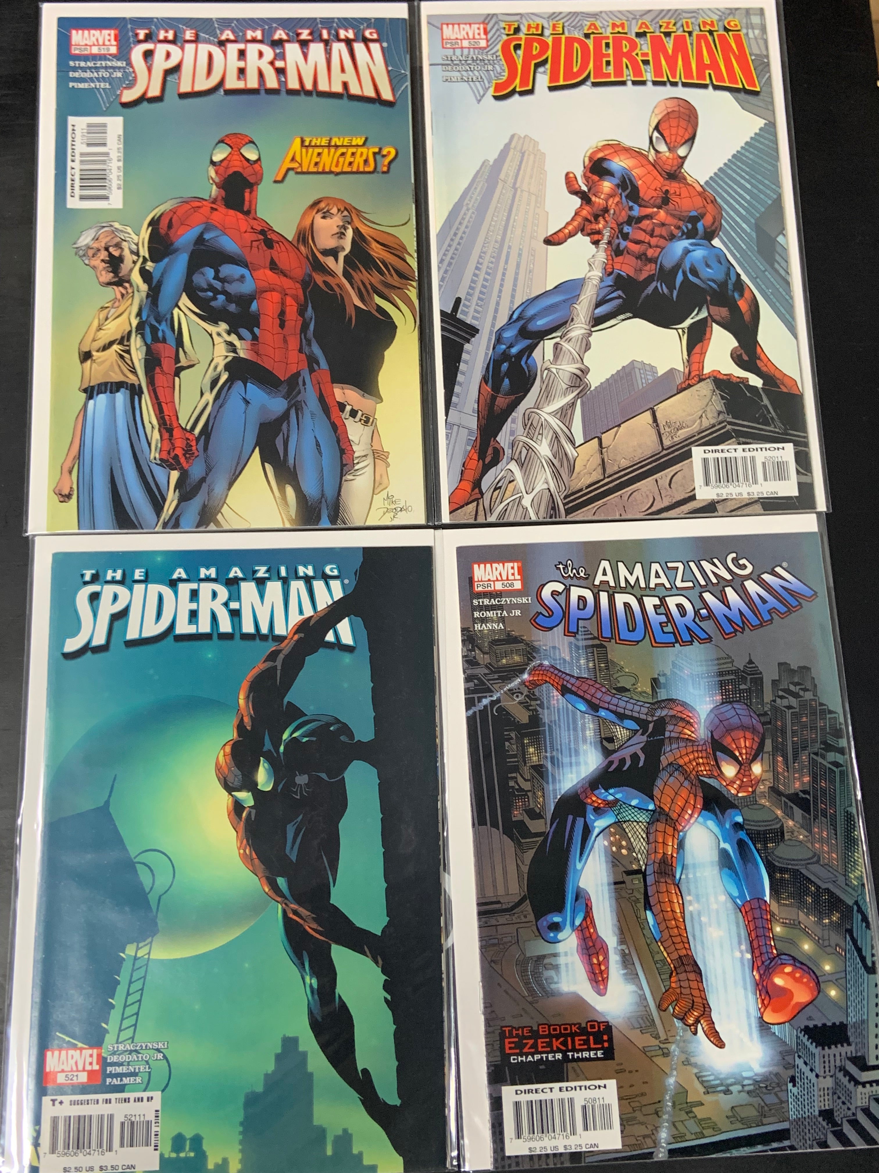 Amazing Spider-Man 501-521 Marvel 2005 Sins Past Story Arc, 20 Book Set