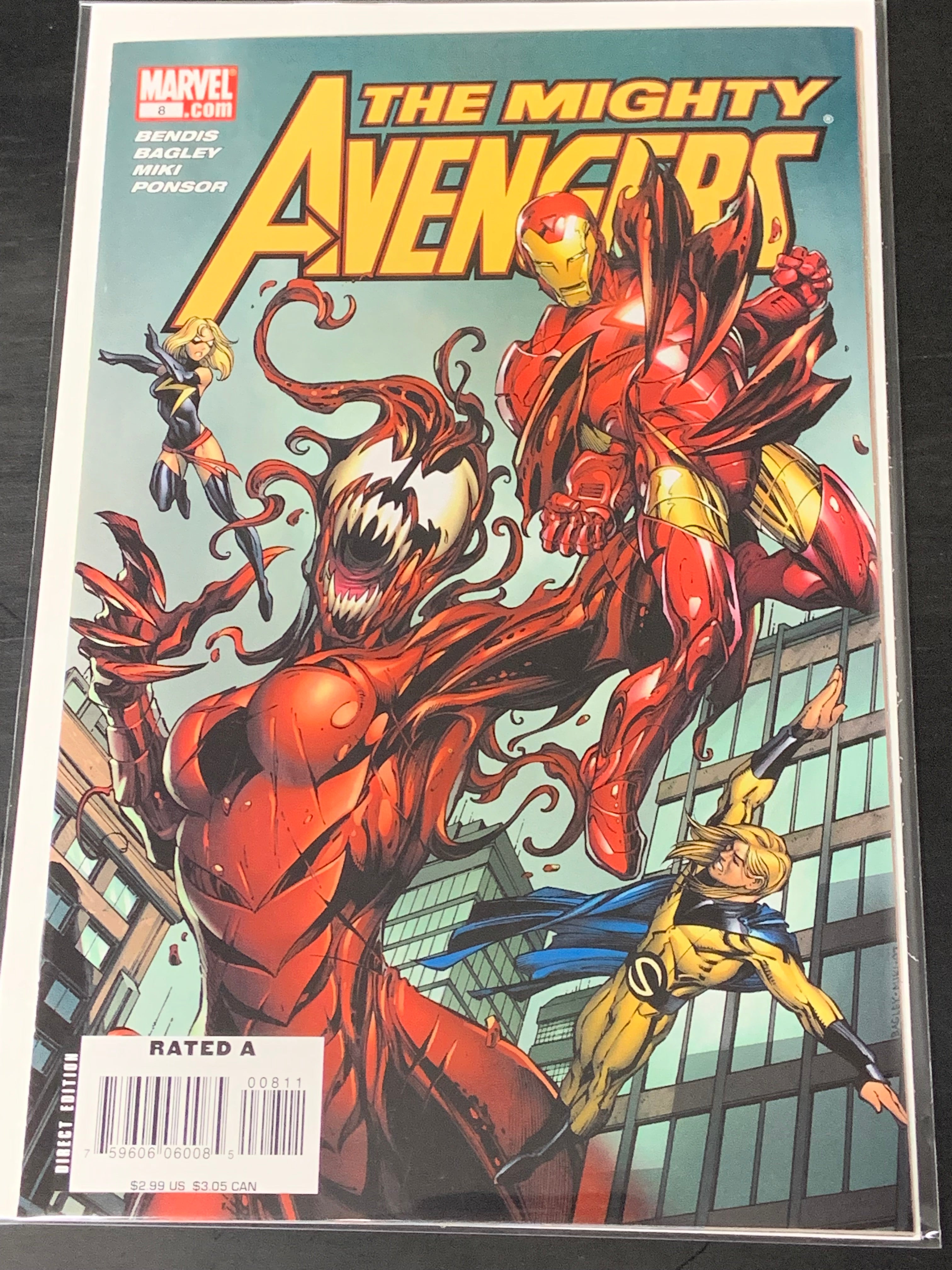 The Mighty Avengers 8 Marvel 2008 Janet Van Dyne Becomes She-Carnage