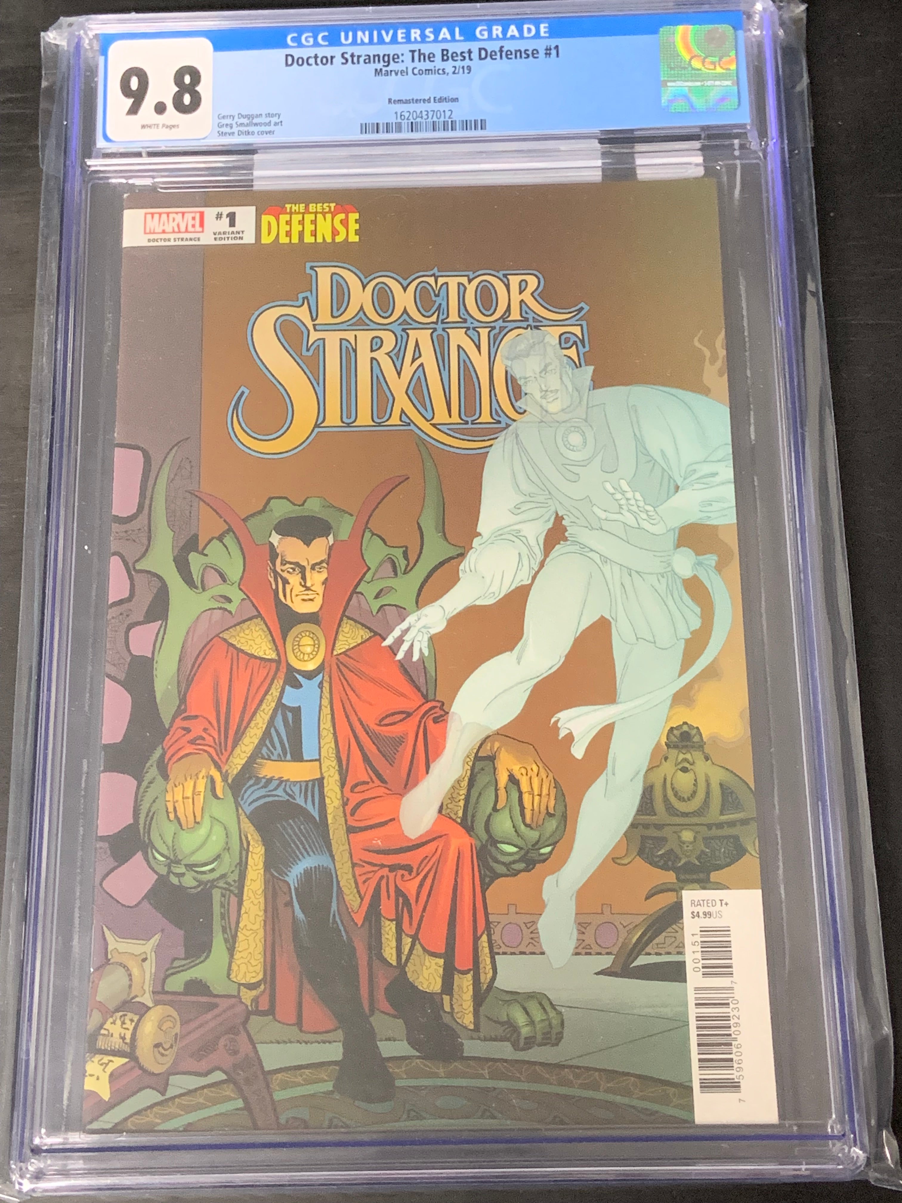 Doctor Strange The Best Defense 1 2019 CGC 9.8 1:200 Steve Ditko Remastered Variant