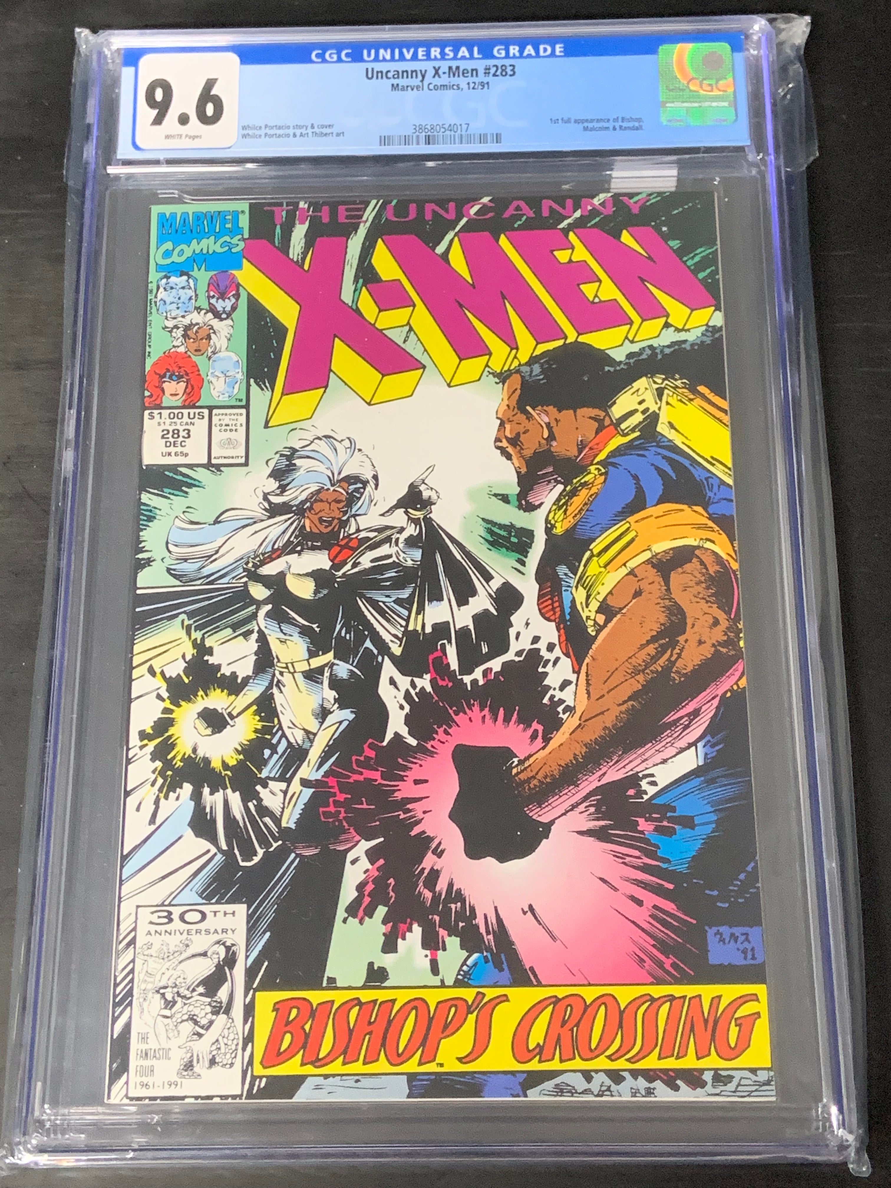Uncanny X-Men 283 1991 CGC 9.6 1st Full App of Bishop