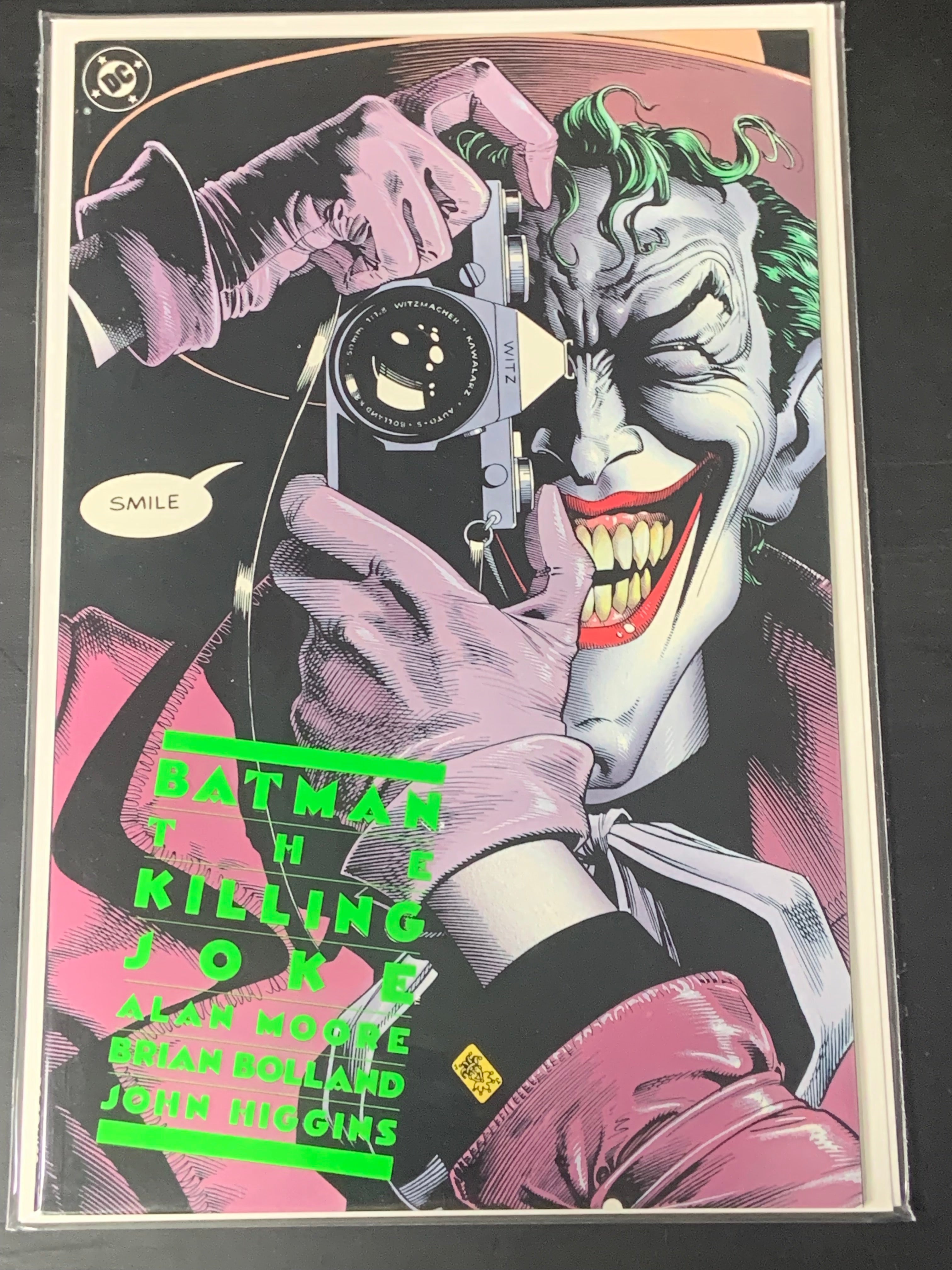 Batman: The Killing Joke DC 1988 First Printing, Origin of The Joker, Alan Moore