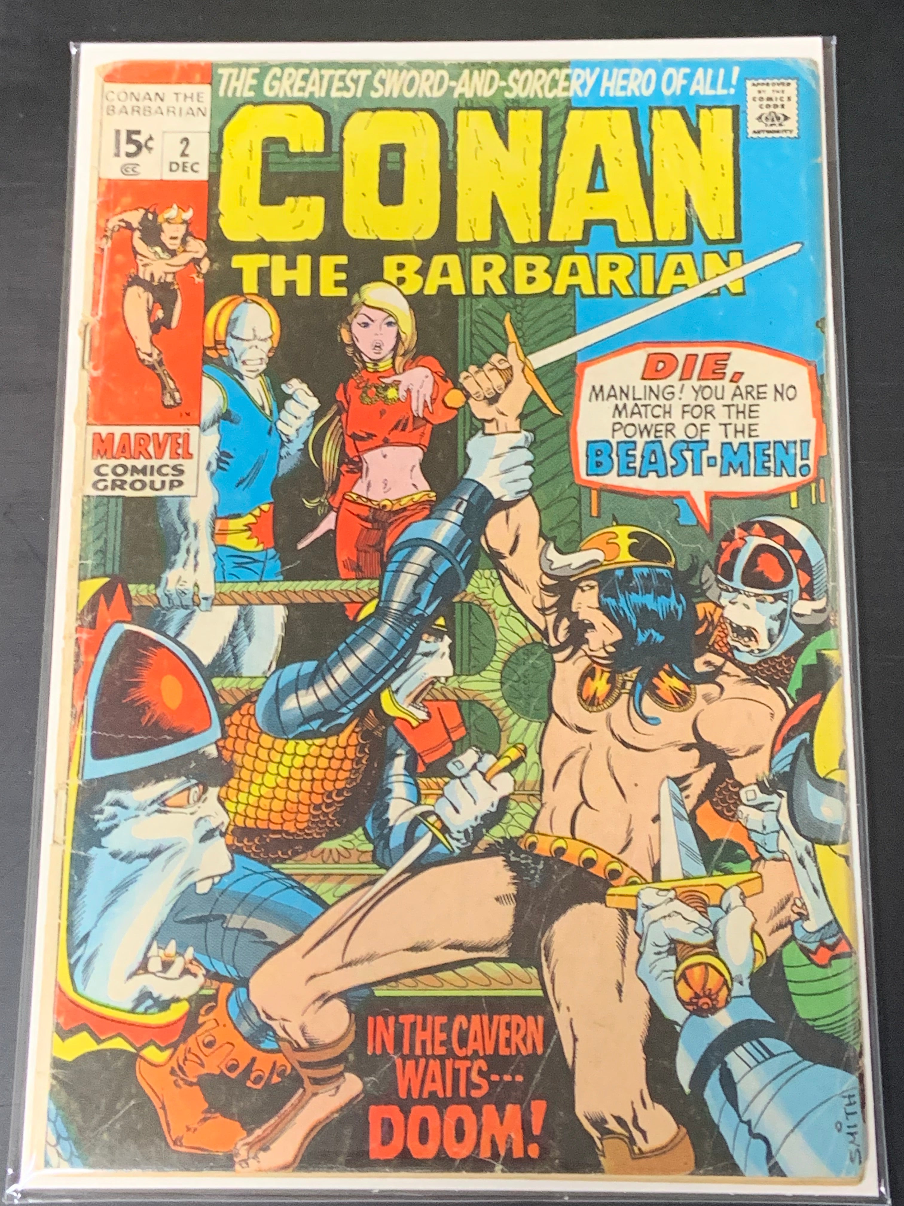 Conan The Barbarian 2 Marvel 1970 2nd App of Conan