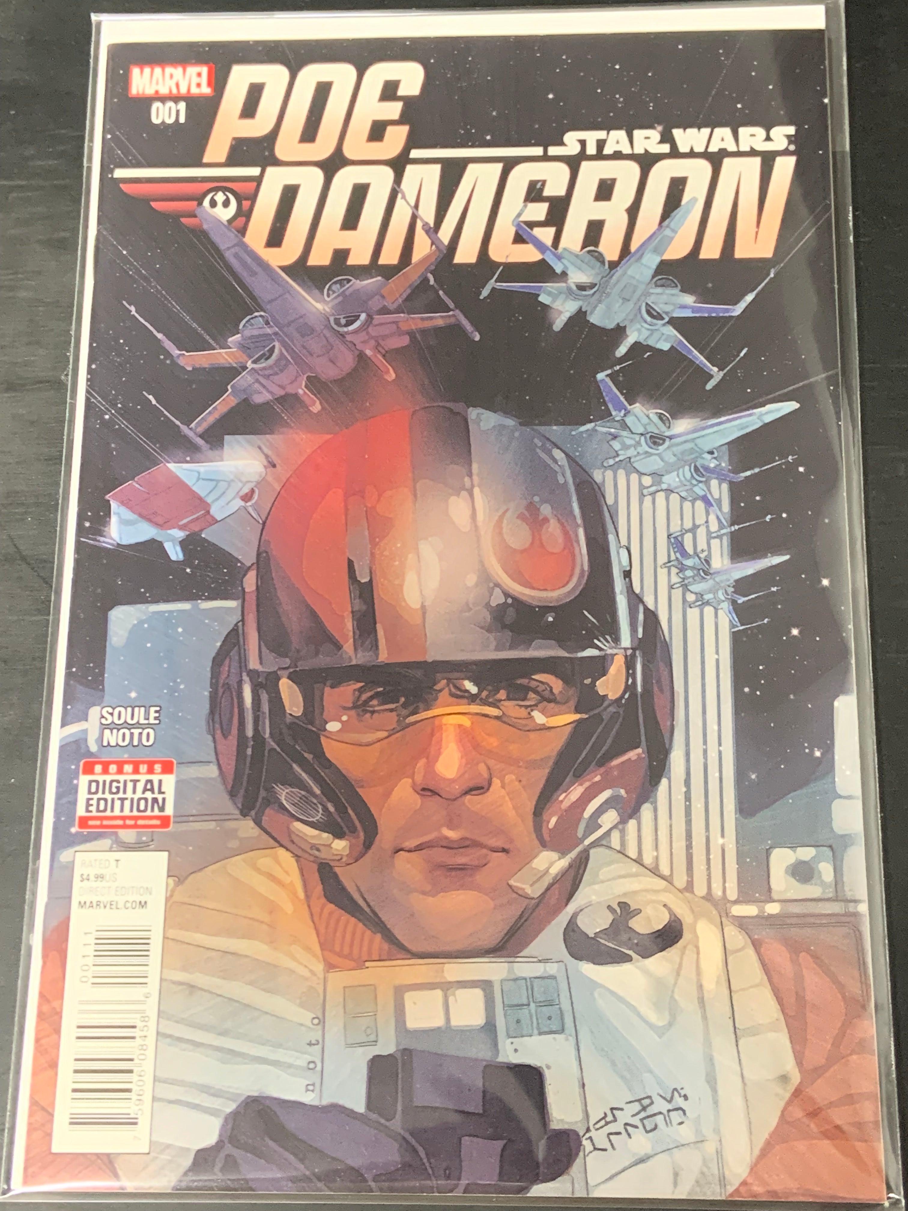 Poe Dameron 1 Marvel 2016 1st App of Poe Dameron & BB-88