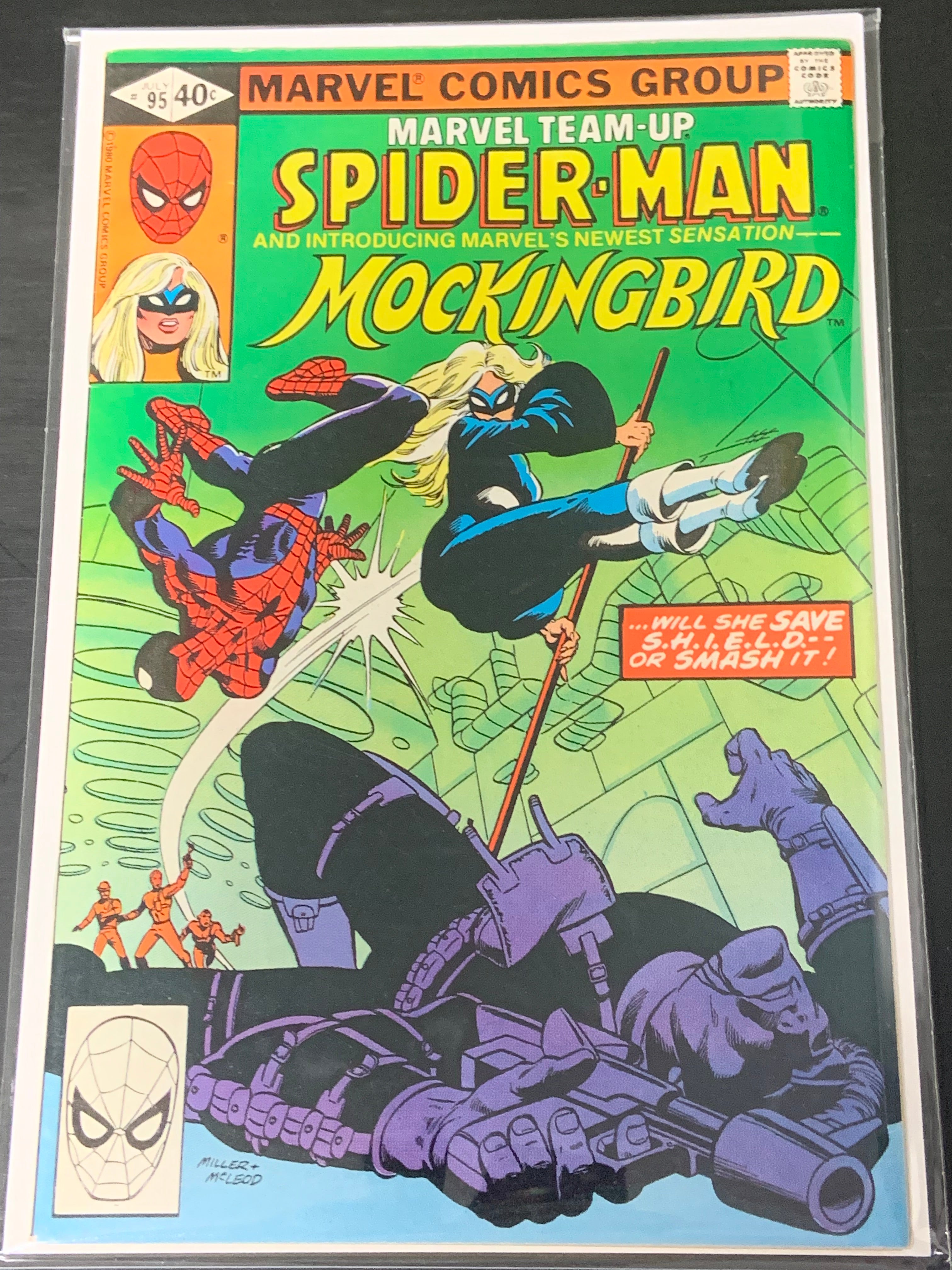 Marvel Team-Up 95 1980 1st App of Mockingbird