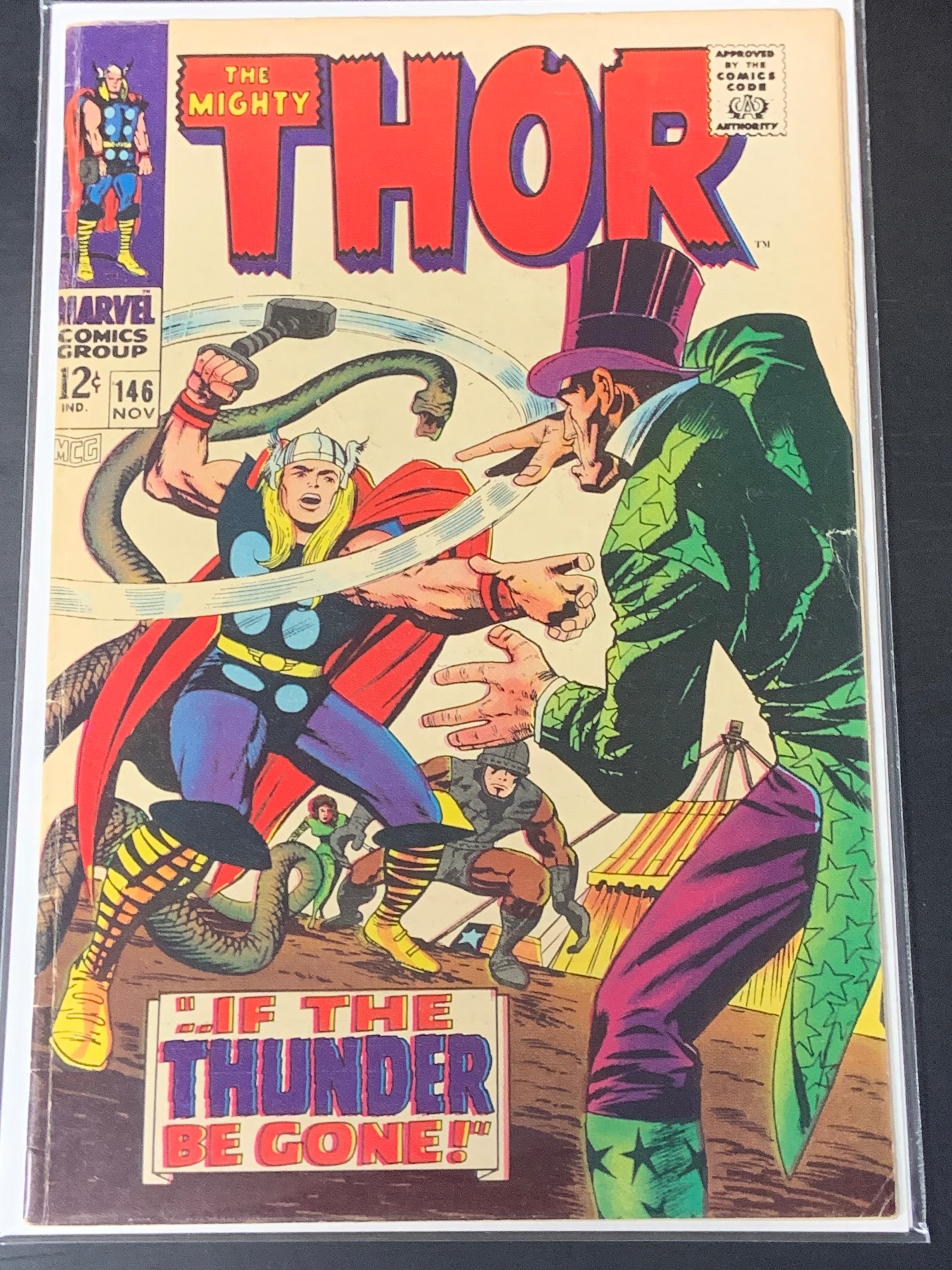 Thor 146 Marvel 1967 1st App of The Terrigen Mist, Origin of The Inhumans