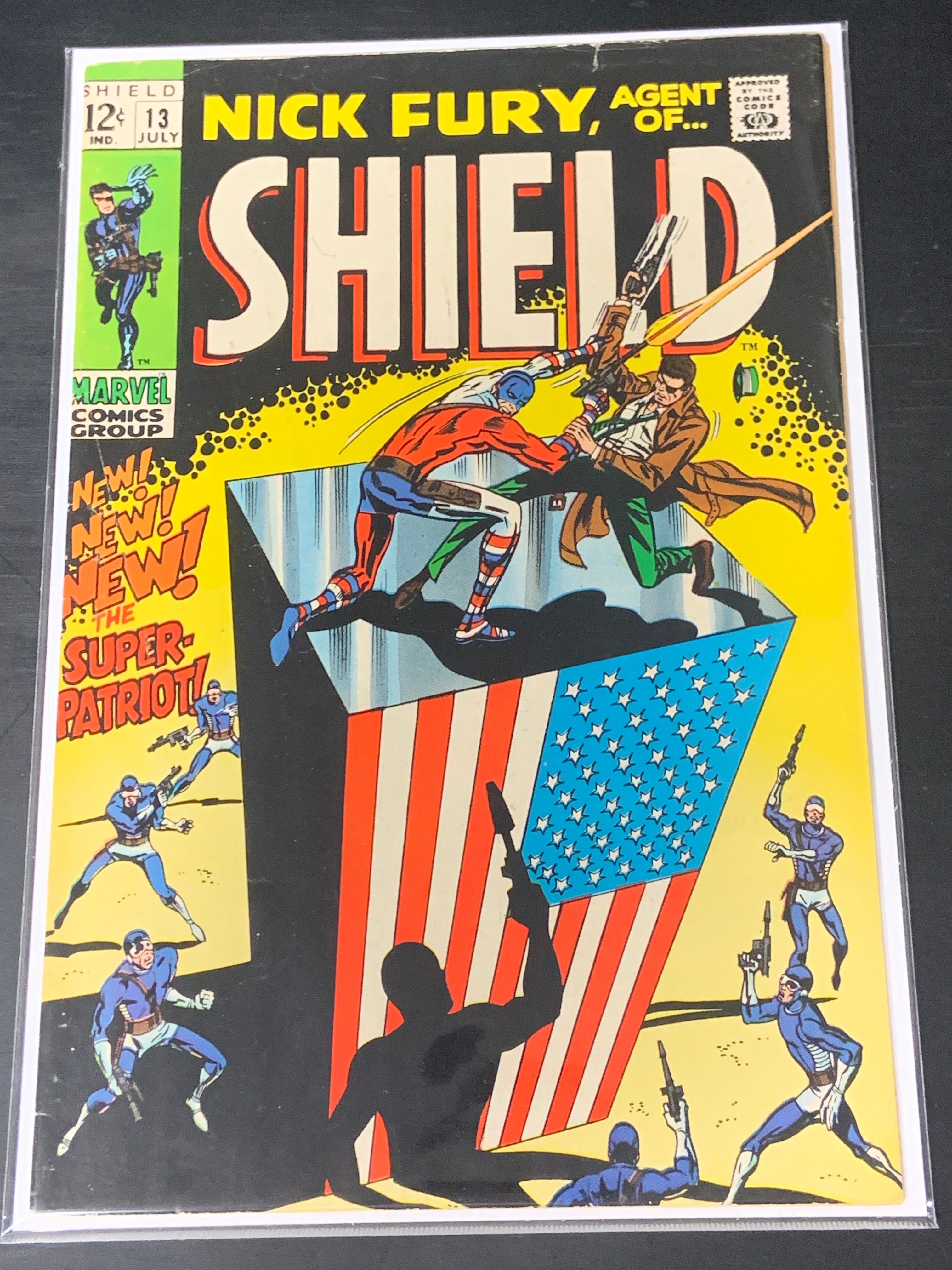 Nick Fury Agent of Shield 13 Marvel 1969 1st App of Super Patriot