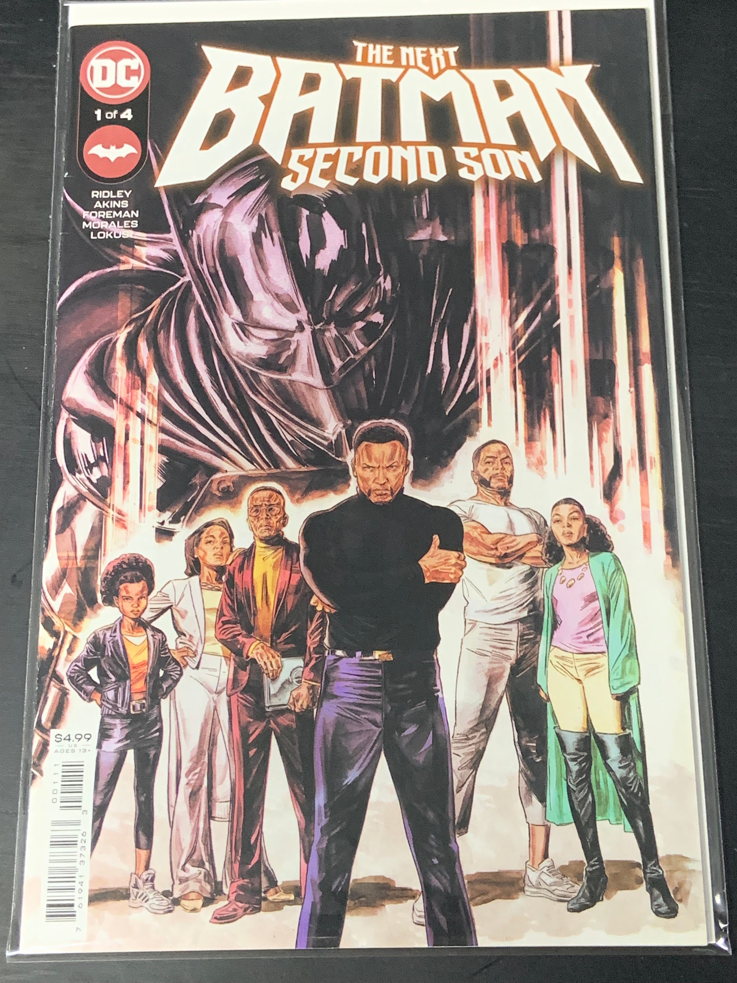 The Next Batman Second Son 1 DC 2021 Origin of Tim Fox, 1st Tyler Arkadine