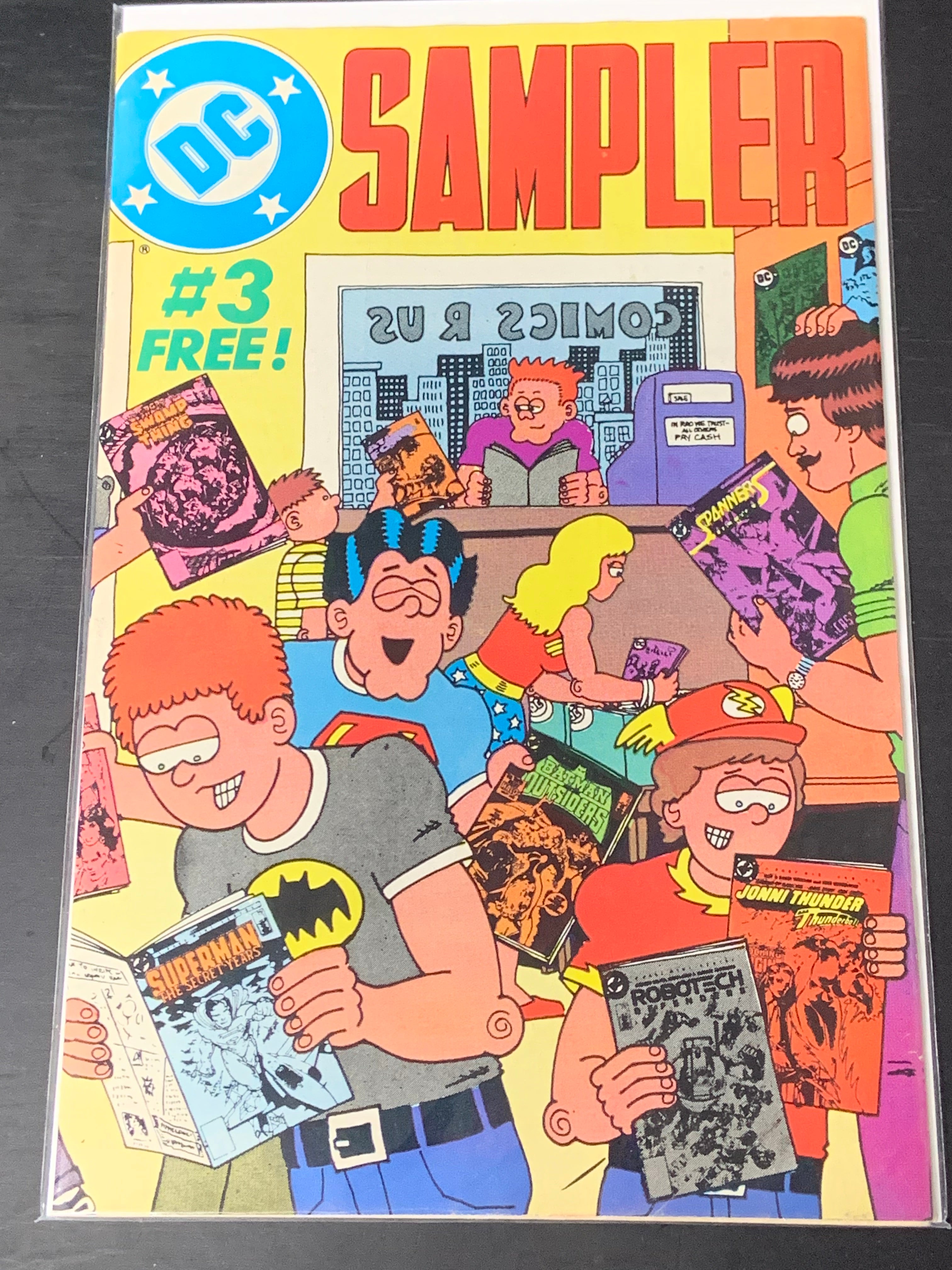 DC Sampler 3 1984 1st App of John Constantine in a Preview of Swamp Thing 37