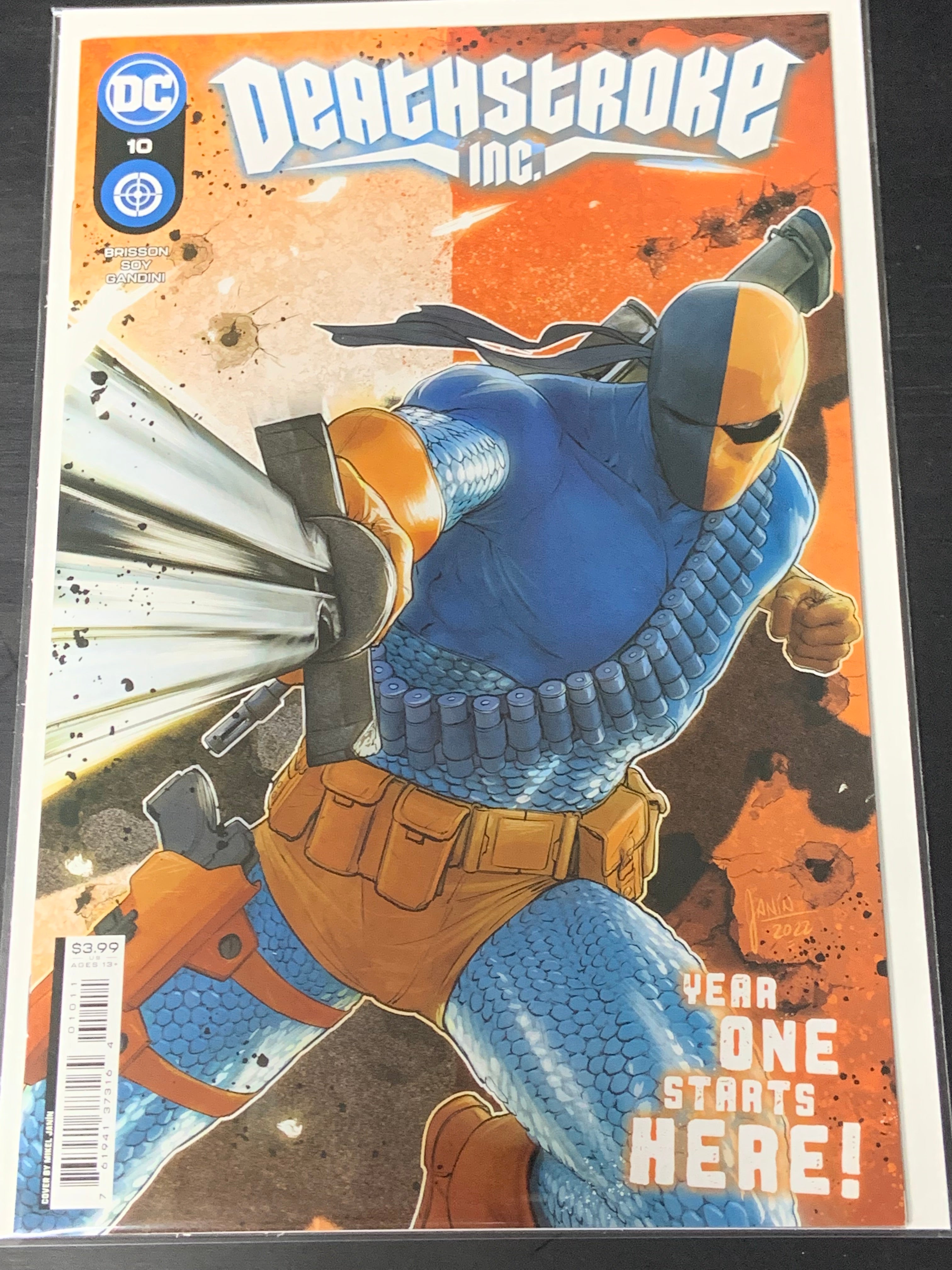 Deathstroke Inc. 10 DC 2022 Year one, Origin of Deathstroke