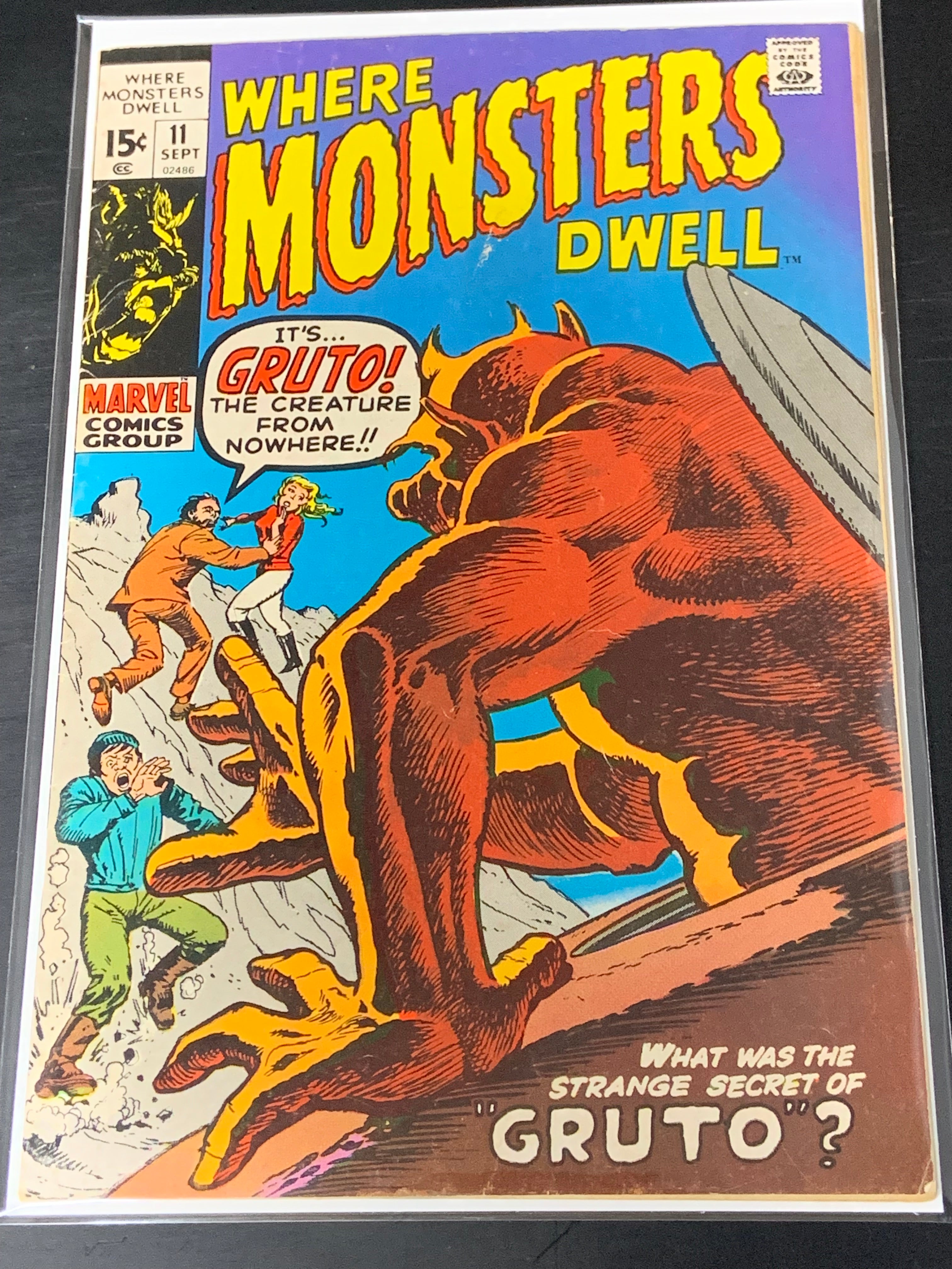 Where Monsters Dwell 11 Marvel 1971 Last 15 Cent Issue