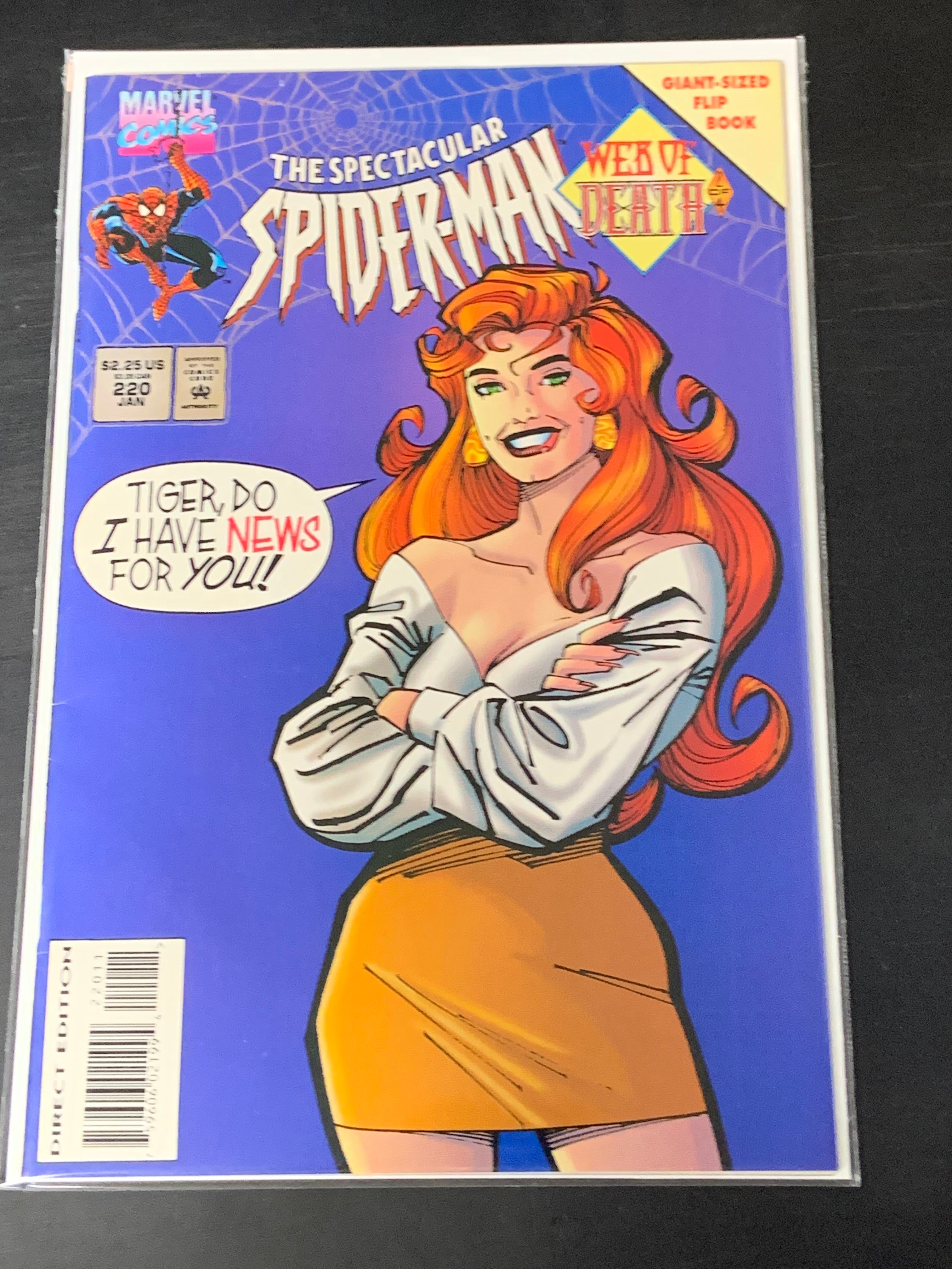 Spectacular Spider-Man 220 Marvel 1995 1st Cameo App of Spidercide