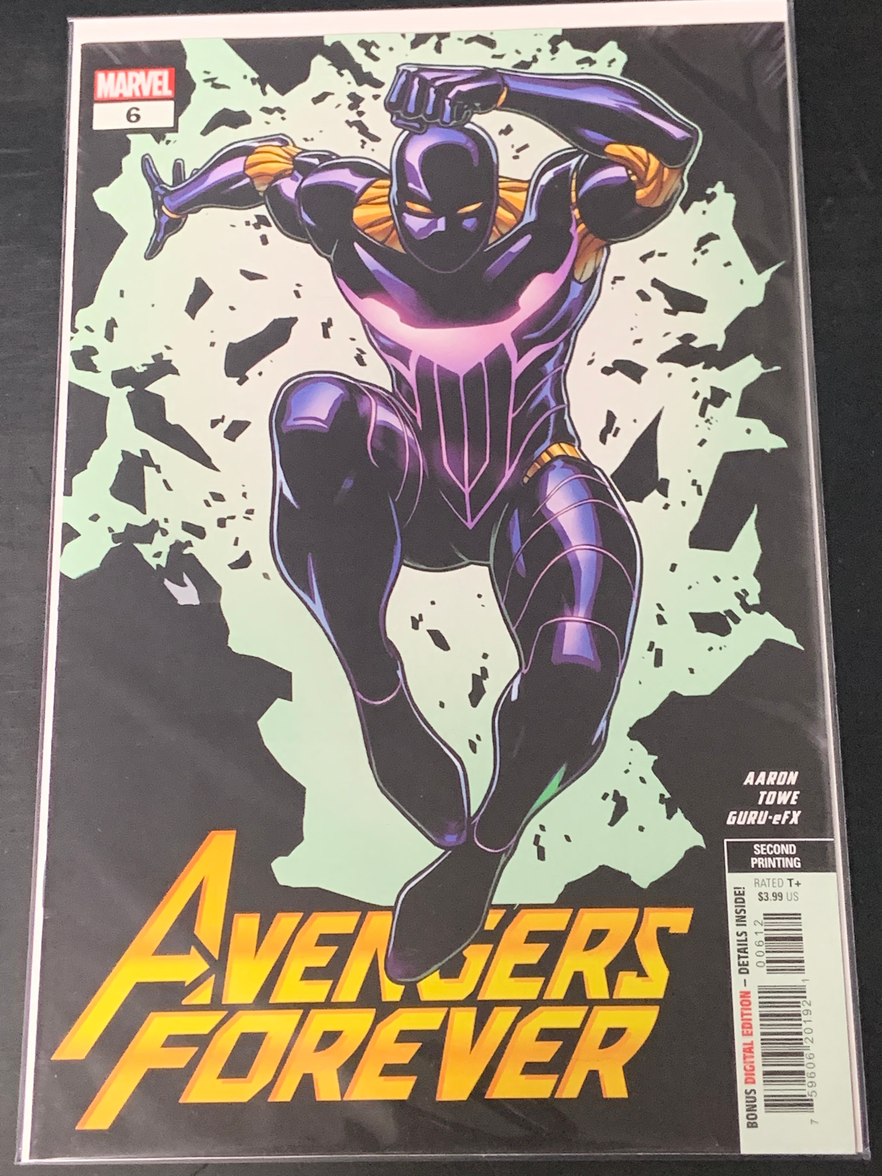 Avengers Forever 6 Marvel 2022 Second Print, 1st App of Vibranium Man