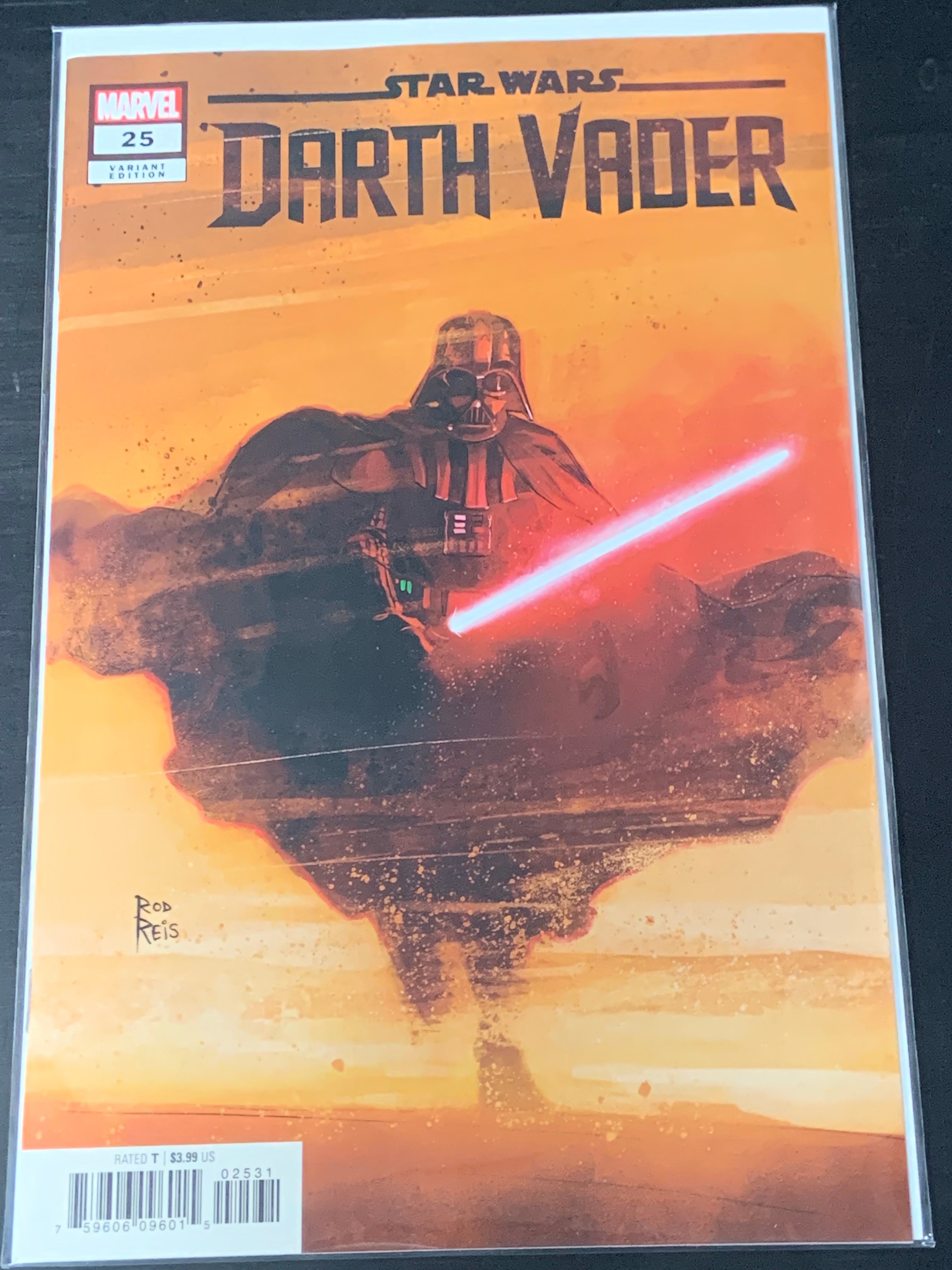 Star Wars Darth Vader 25 Marvel 2022 Rod Reis Variant
