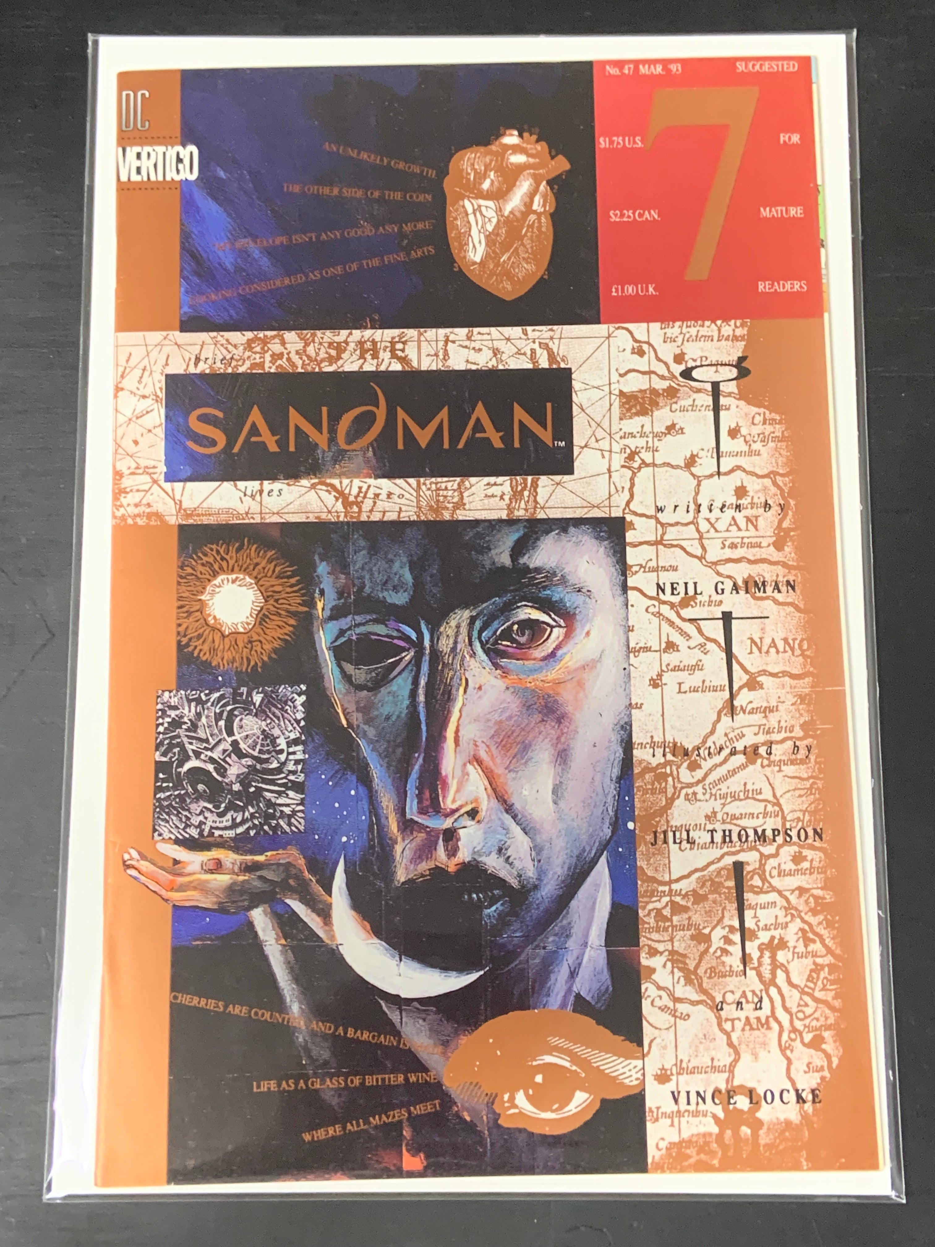 Sandman 47 DC 1993 1st Cameo of The New Sandman