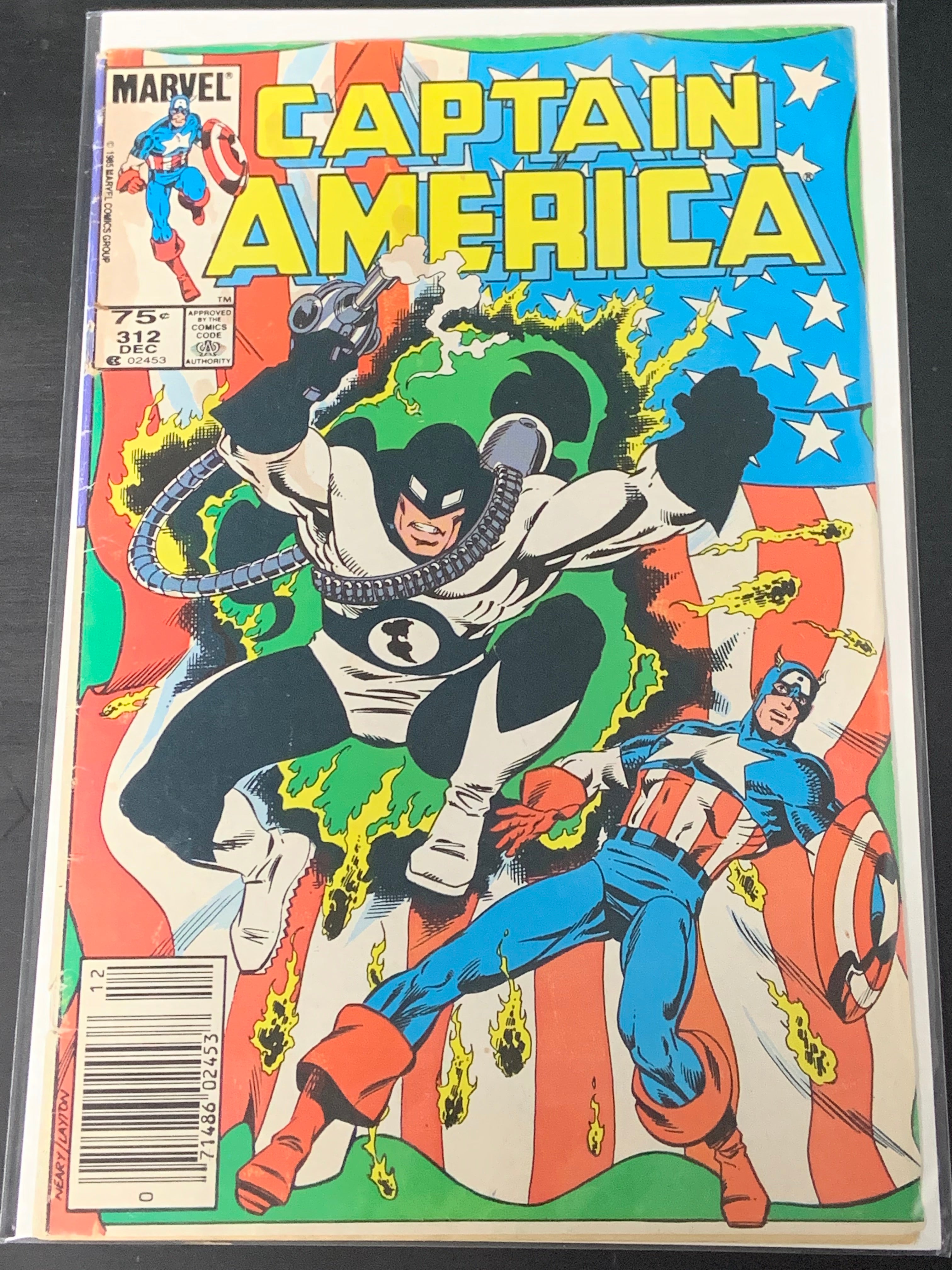 Captain America 312 Marvel 1985 CPV 1st App of Flag Smasher