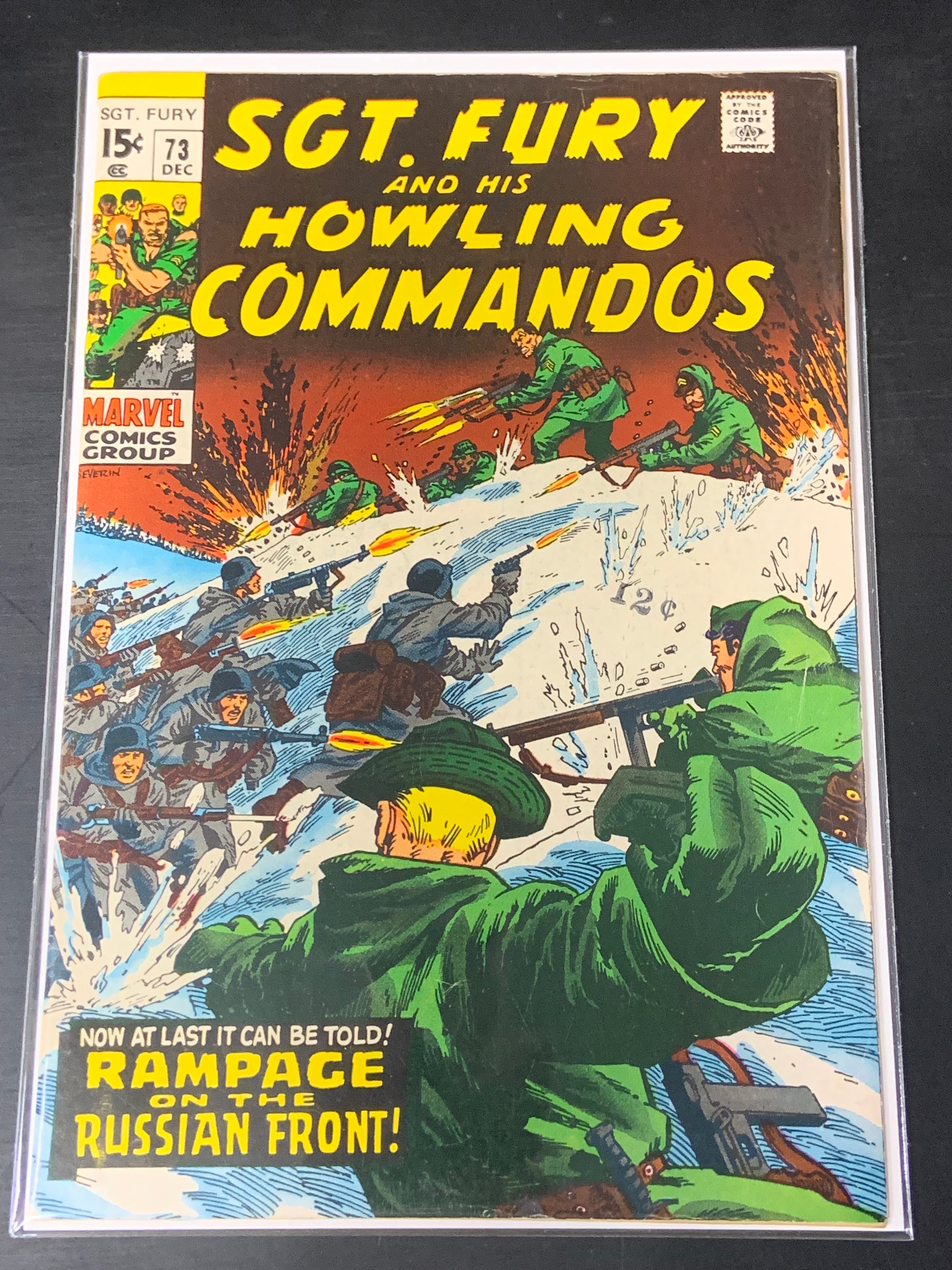 Sgt Fury and His Howling Commandos 73 Marvel 1968 Silver Age