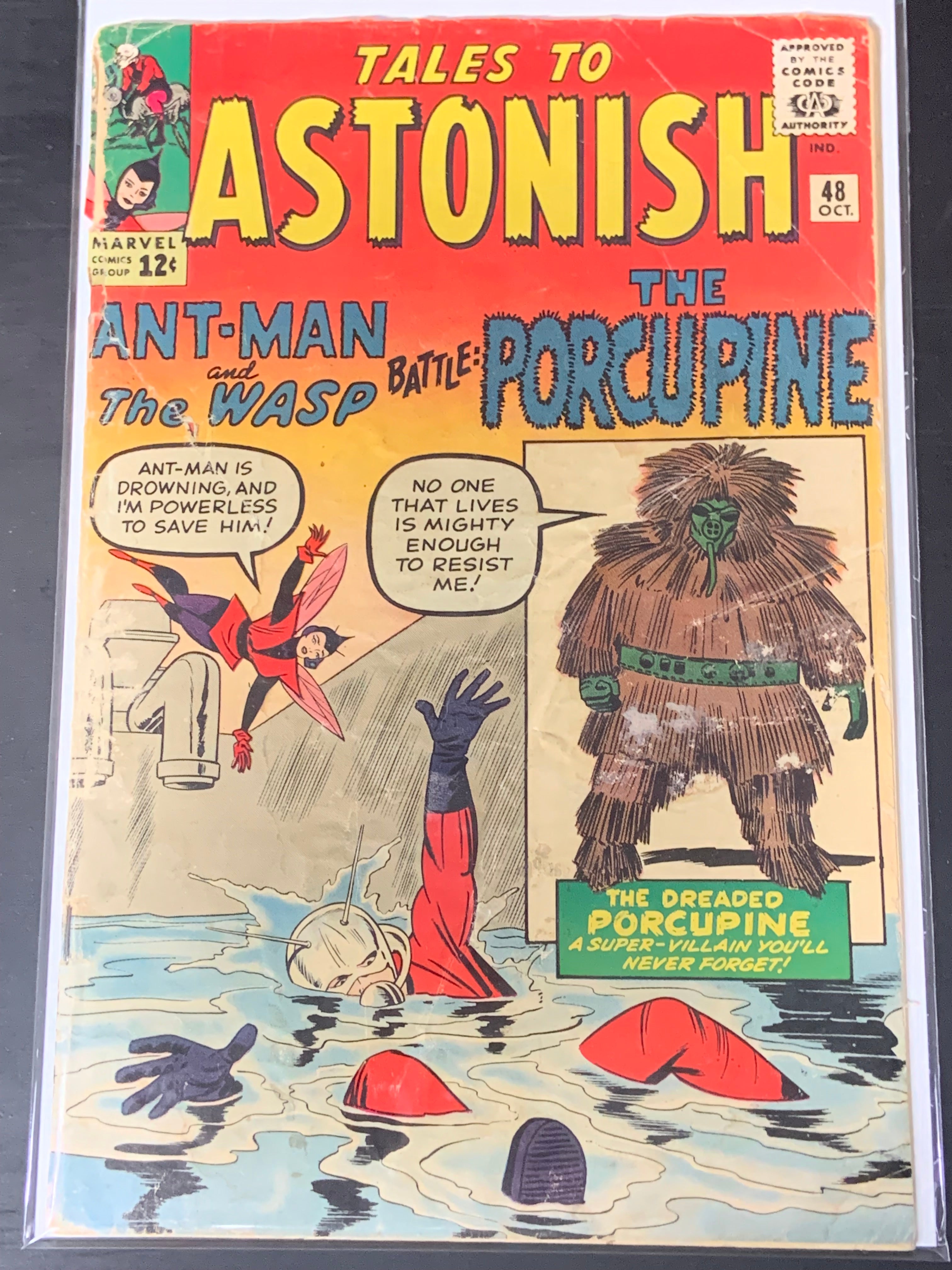 Tales To Astonish 48 1963 1st App of The Porcupine, 5th Wasp, Silver Age